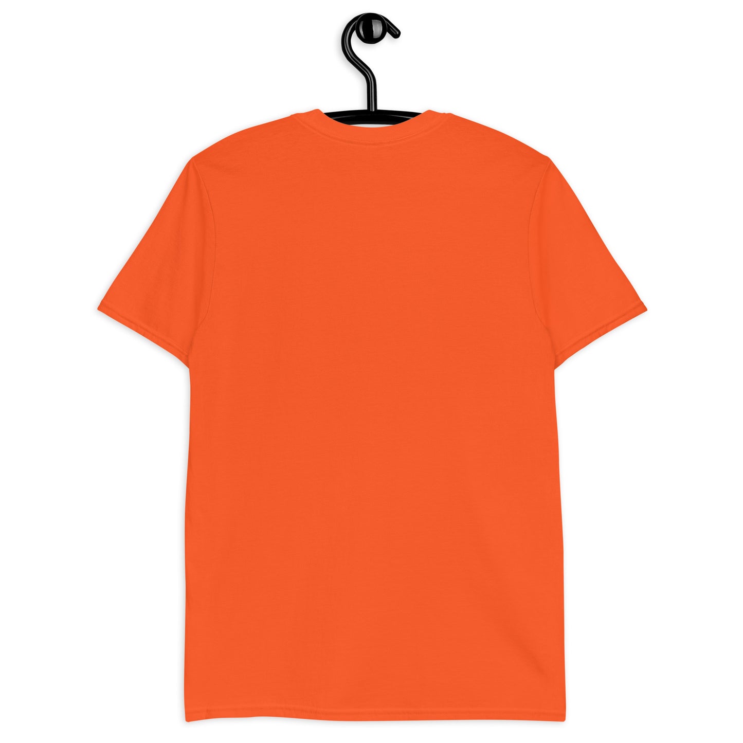 Digital Destroyer - Skeleton Bandwidth Battle - Short-Sleeve Unisex T-Shirt - Graphic Tee - Orange - Back