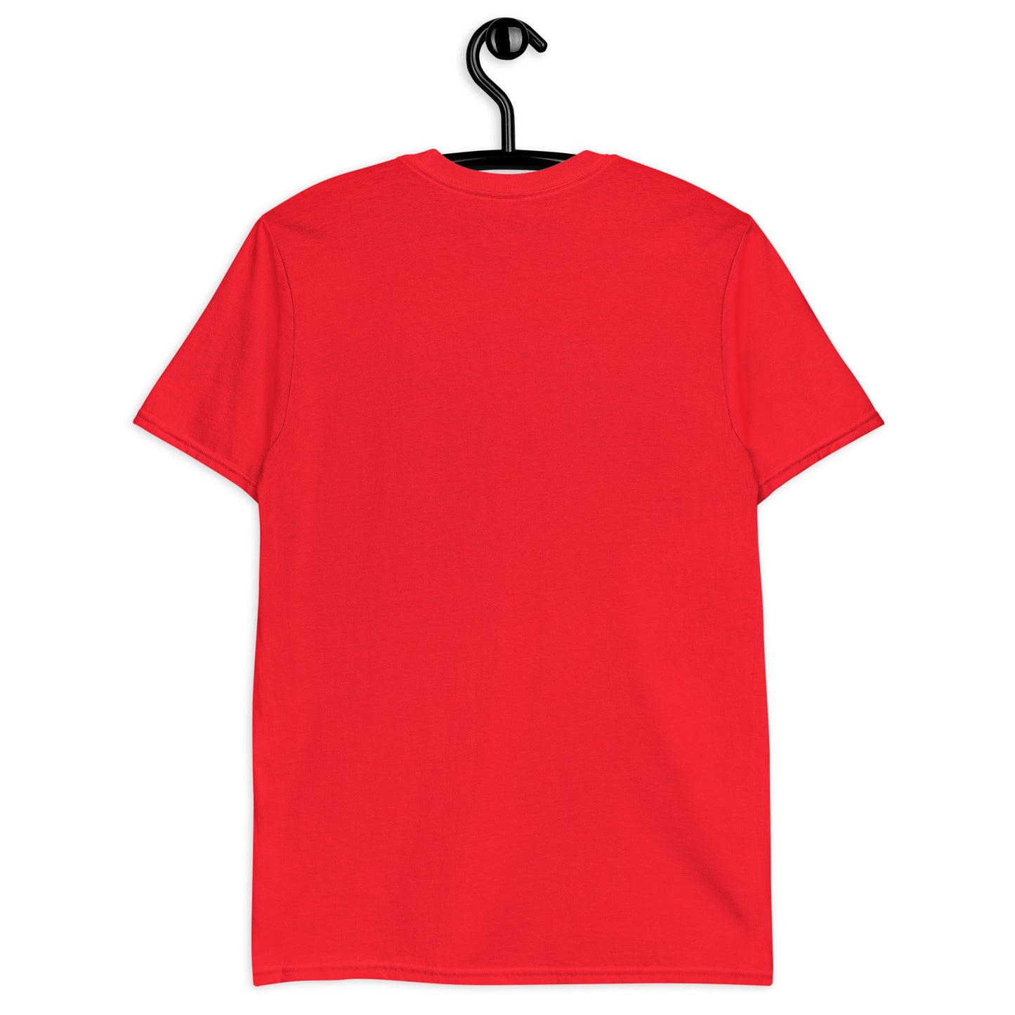 Digital Destroyer - Skeleton Bandwidth Battle - Short-Sleeve Unisex T-Shirt - Graphic Tee - Red - Back