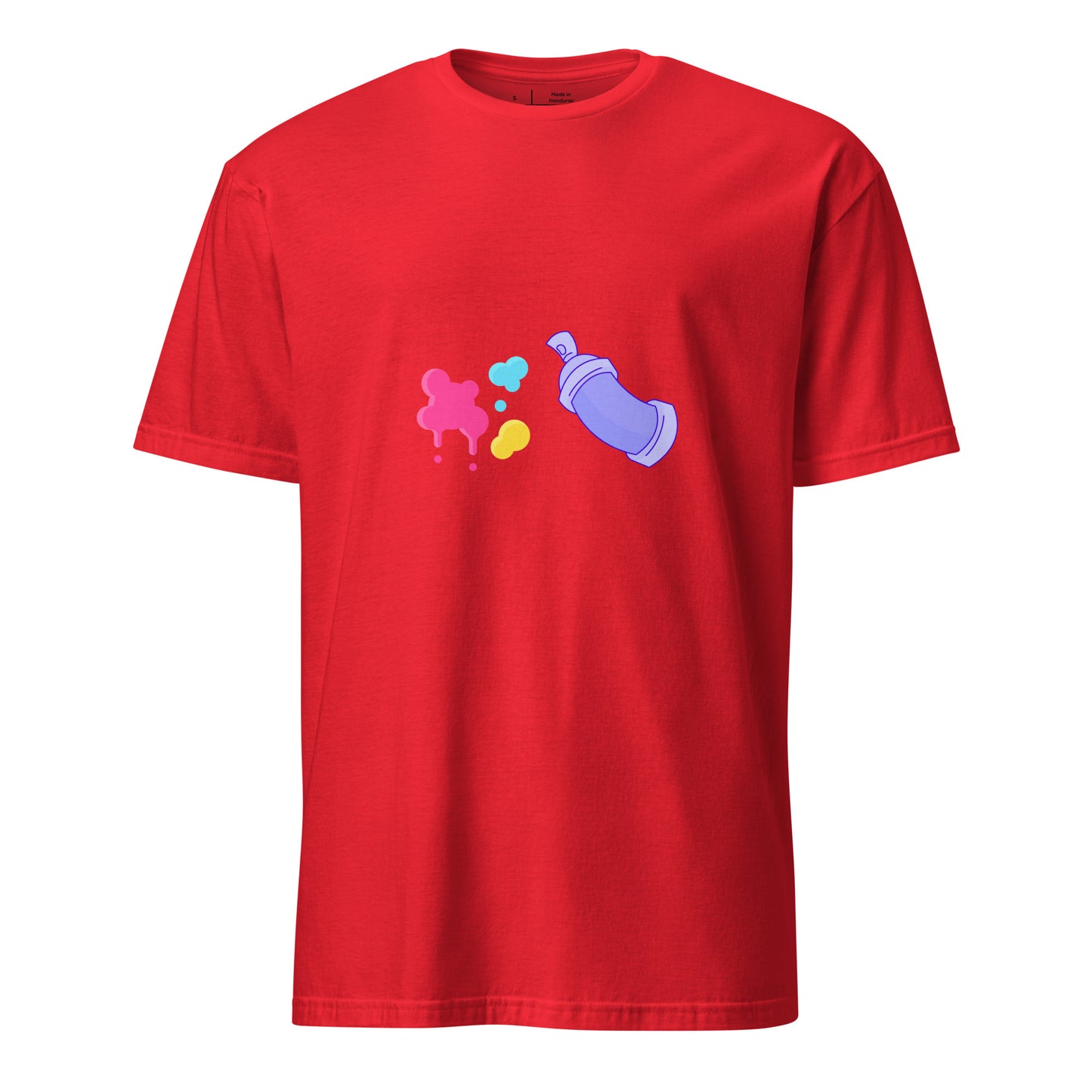 Spray Can - Global Graffiti Tribute - Short-Sleeve Unisex T-Shirt - Graphic Tee - Red - Front