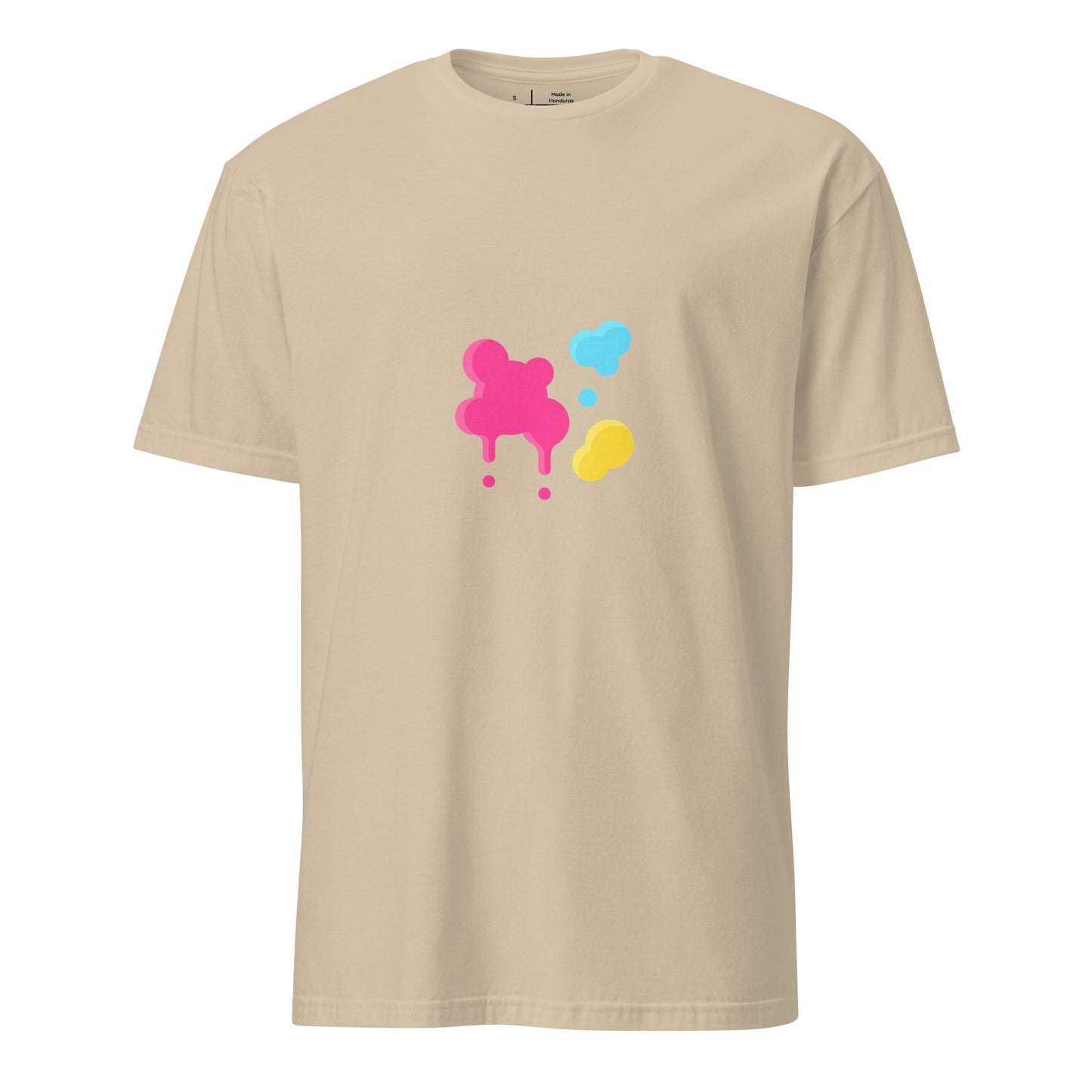 Splat - Urban Paint Splash - Short-Sleeve Unisex T-Shirt - Graphic Tee - Sand - Front