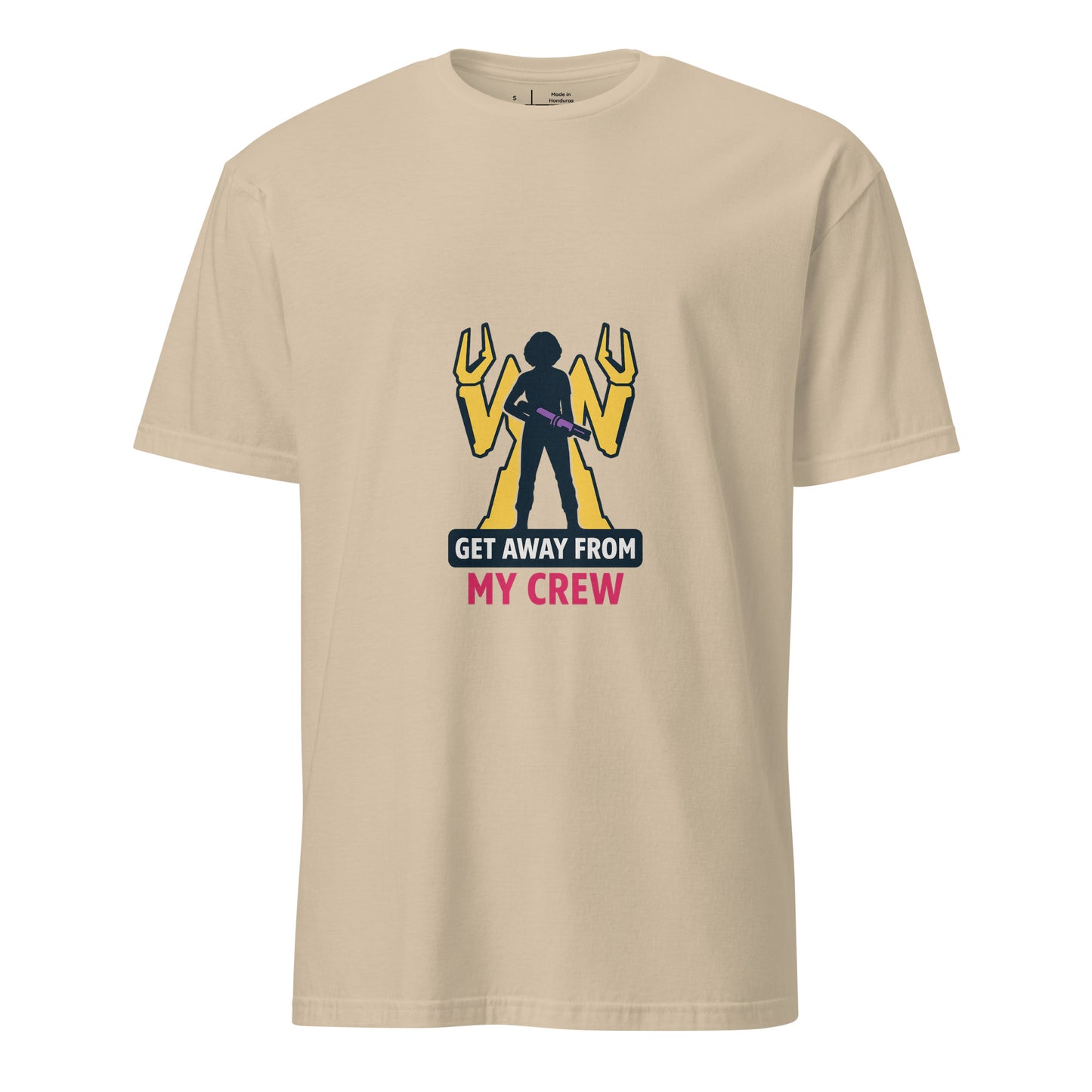 Get Away From My Crew — Ripley’s Fierce Protector - Short-Sleeve Unisex T-Shirt - Graphic Tee - Sand - Front