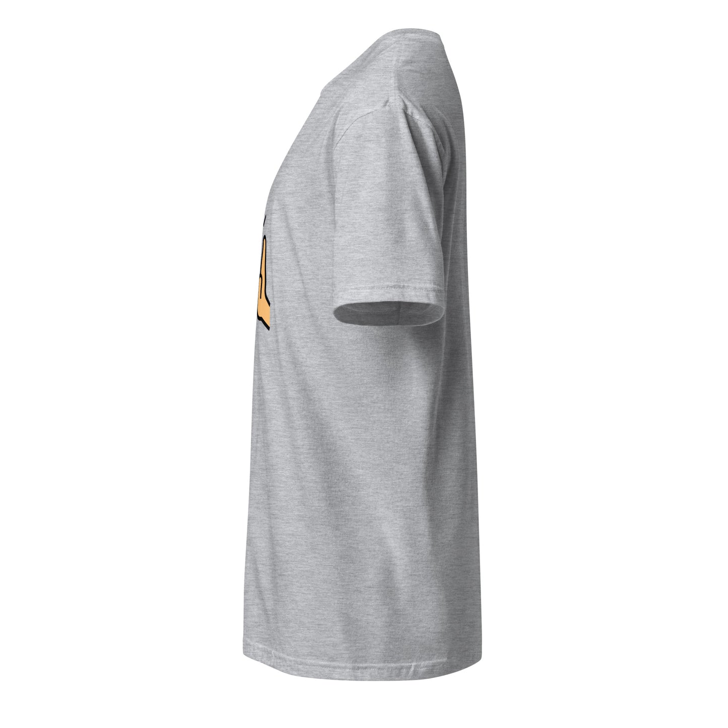 Collab - Man Meets Machine - Short-Sleeve Unisex T-Shirt - Graphic Tee - Sport Grey - Left side