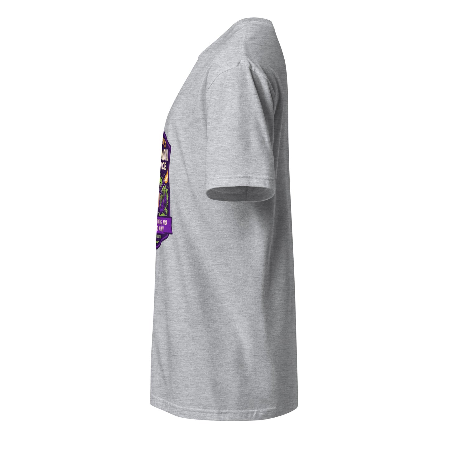 Ripley’s Bug Removal Service – Xenomorph Exterminator - Short-Sleeve Unisex T-Shirt - Graphic Tee - Sport Grey - Left side
