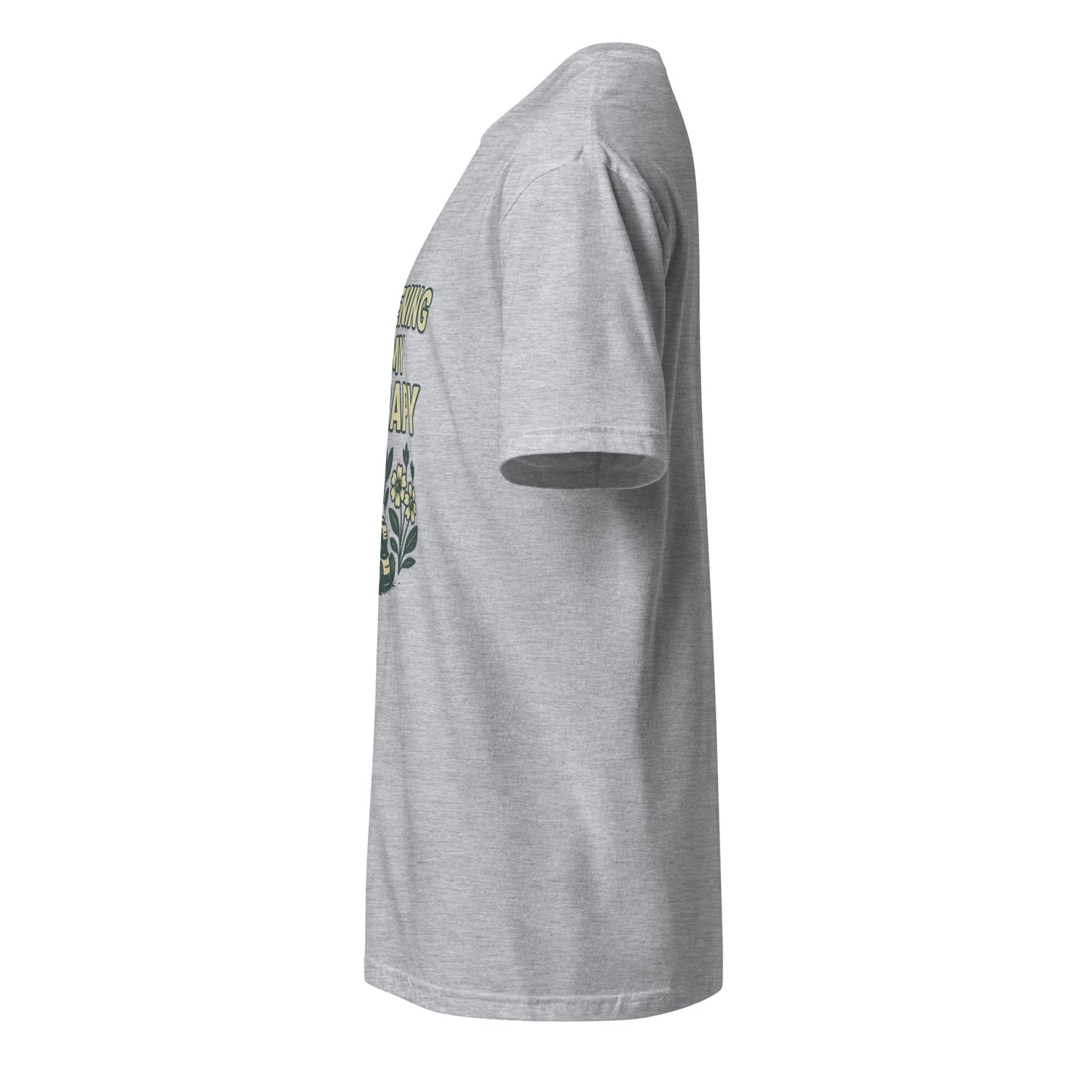 Gardening Is My Therapy - Relax & Replant - Short-Sleeve Unisex T-Shirt - Graphic Tee - Sport Grey - Left side