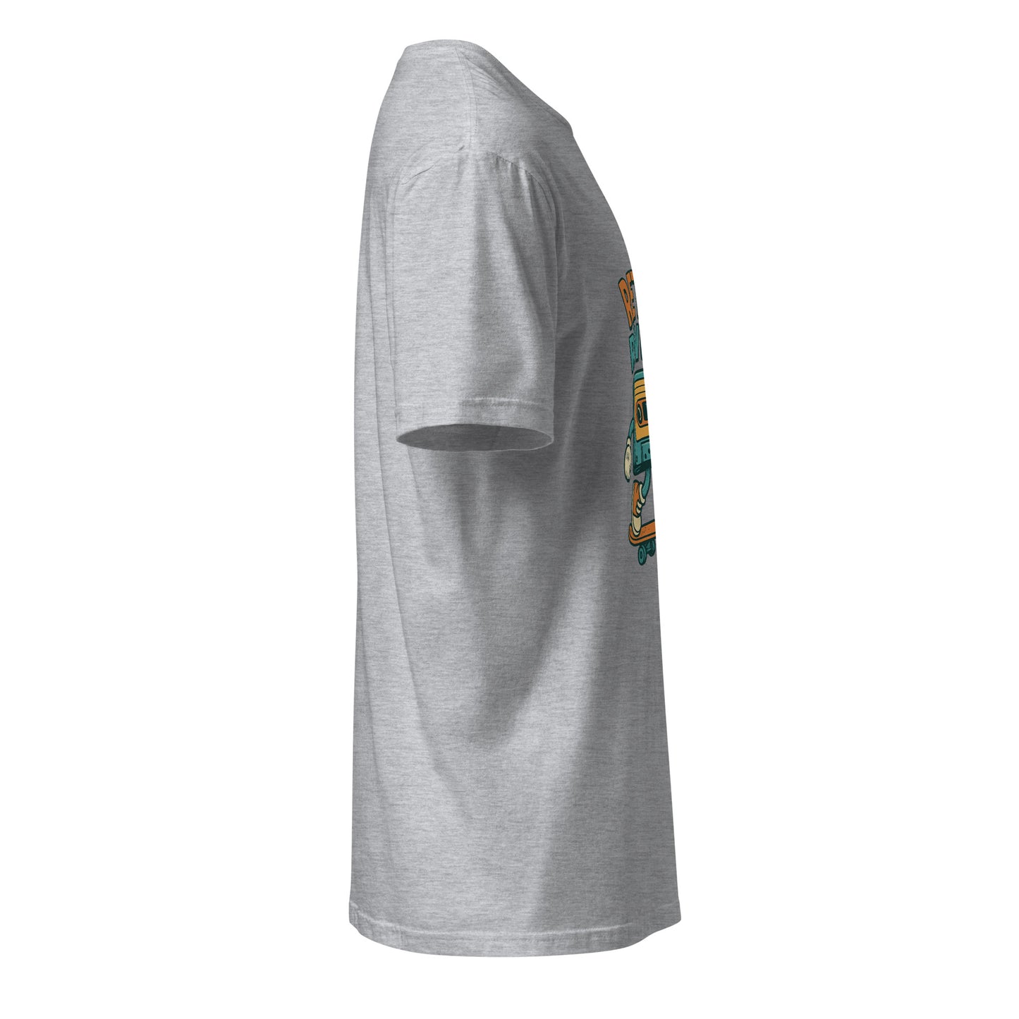Retro Reveler - Nostalgic Nod - Short-Sleeve Unisex T-Shirt - Graphic Tee - Sport Grey - Right side