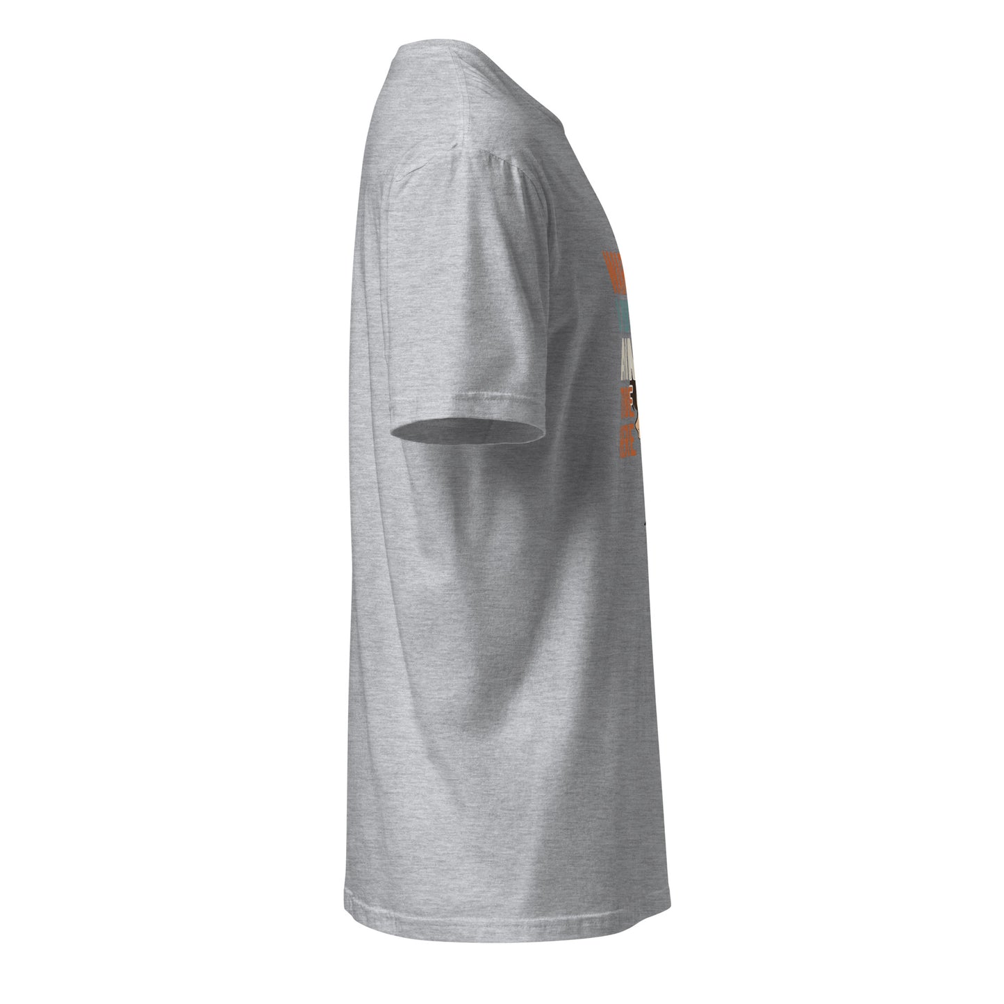Pausing Anime - Bold Anime Slogan - Short-Sleeve Unisex T-Shirt - Graphic Tee - Sport Grey - Right side