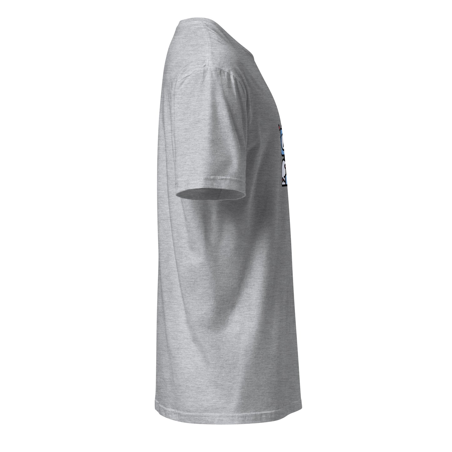 A.I - Retro AI Bot - Short-Sleeve Unisex T-Shirt - Graphic Tee - Sport Grey - Right side