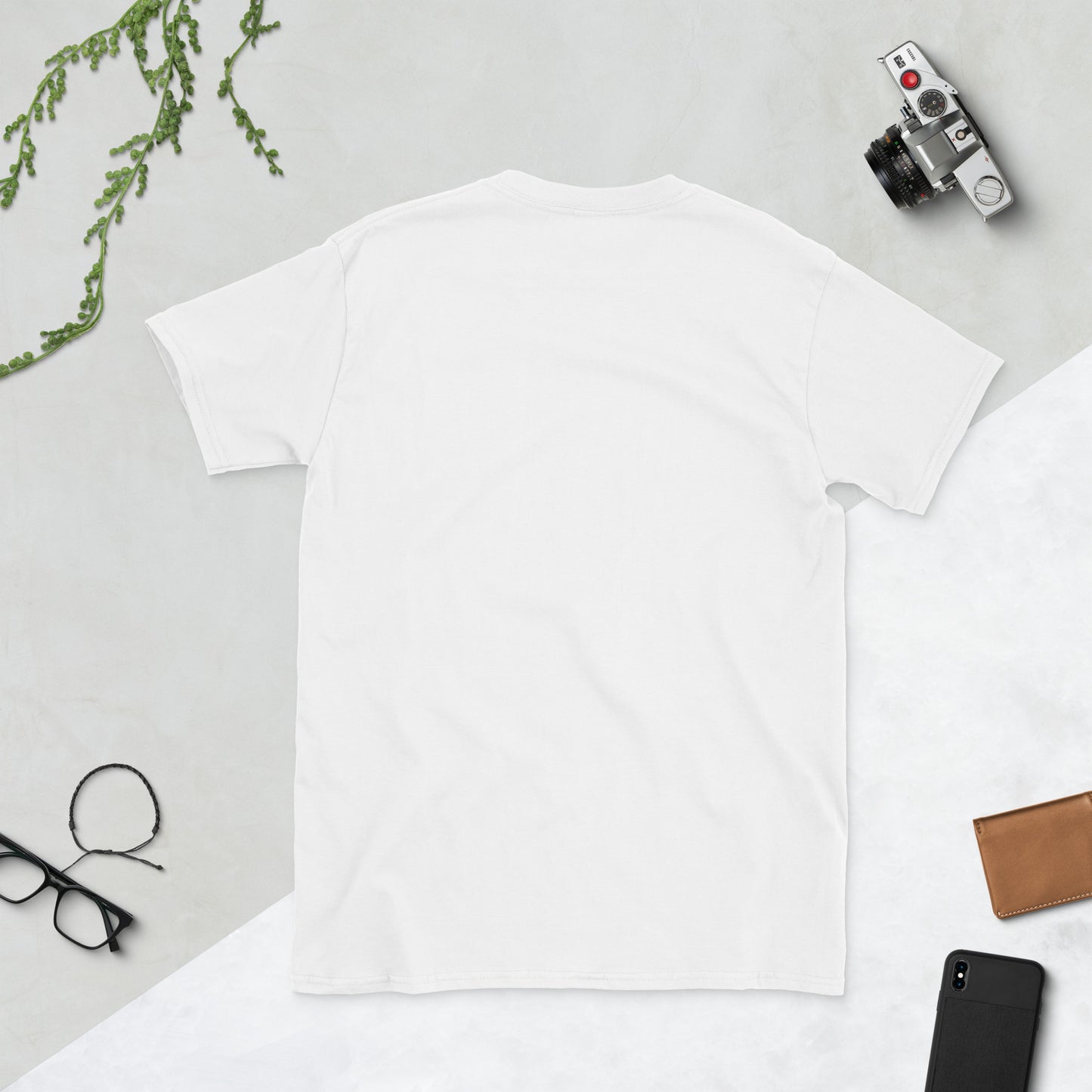 Neon Rebellion Totem - Short-Sleeve Unisex T-Shirt - Graphic Tee - White - Back