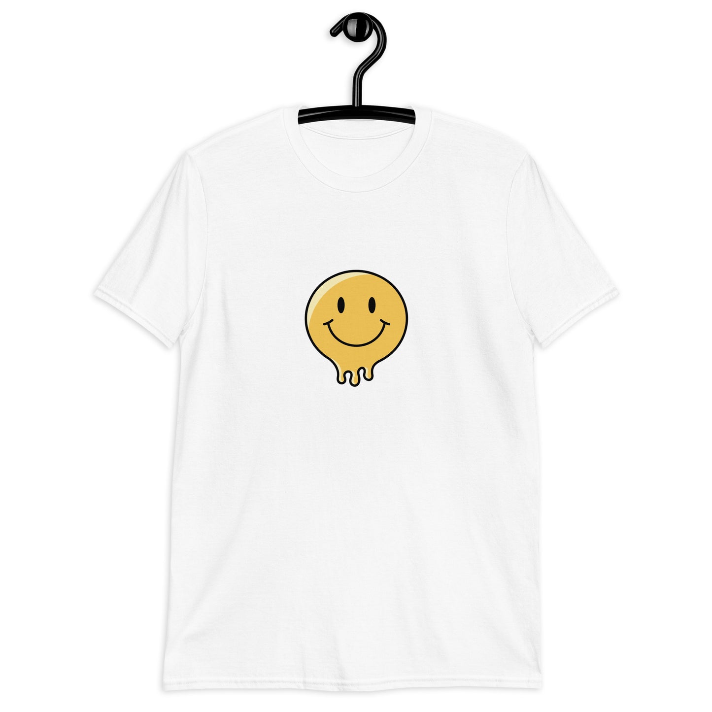 Smiley - Meltdown Edition - Short-Sleeve Unisex T-Shirt - Graphic Tee - White - Front