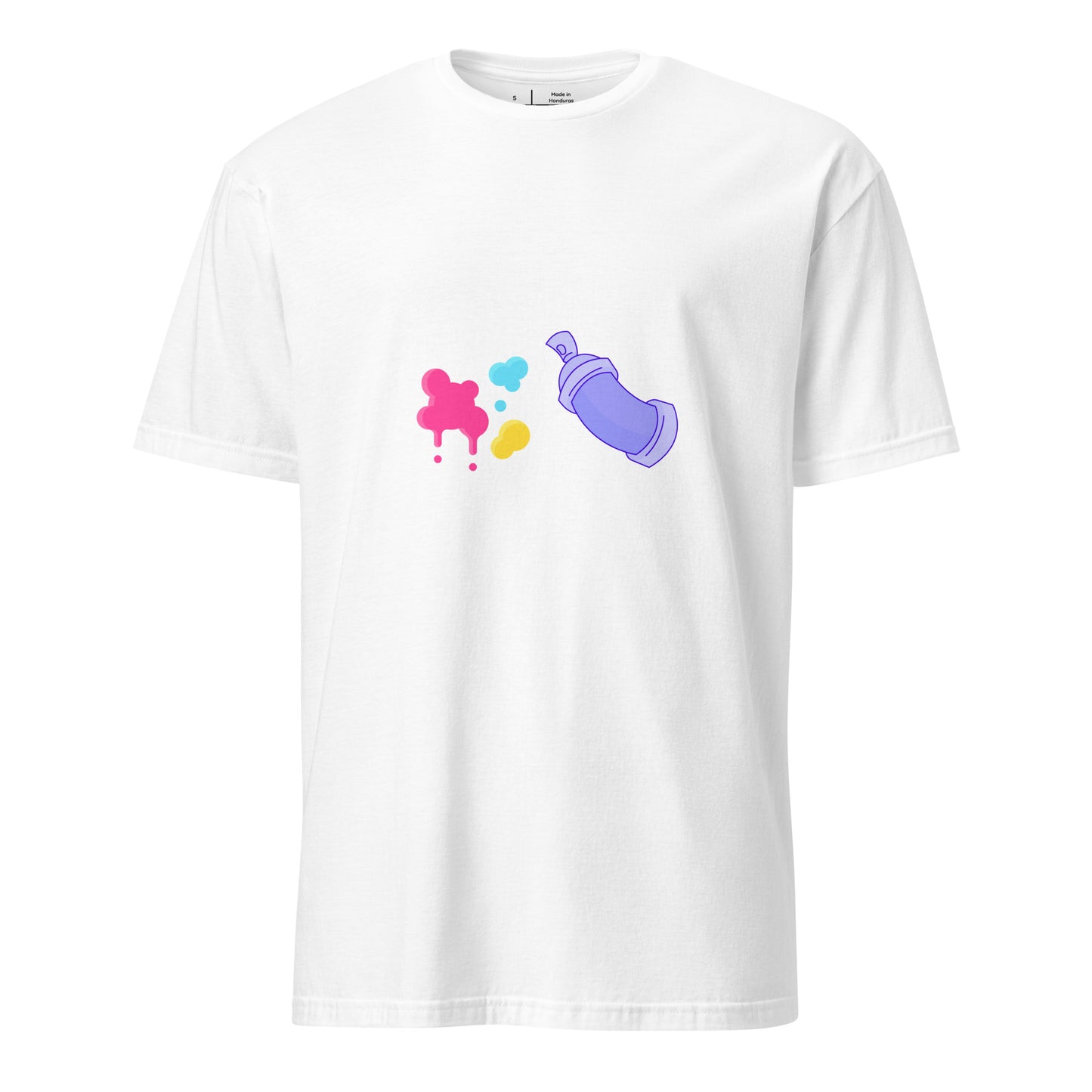 Spray Can - Global Graffiti Tribute - Short-Sleeve Unisex T-Shirt - Graphic Tee - White - Front