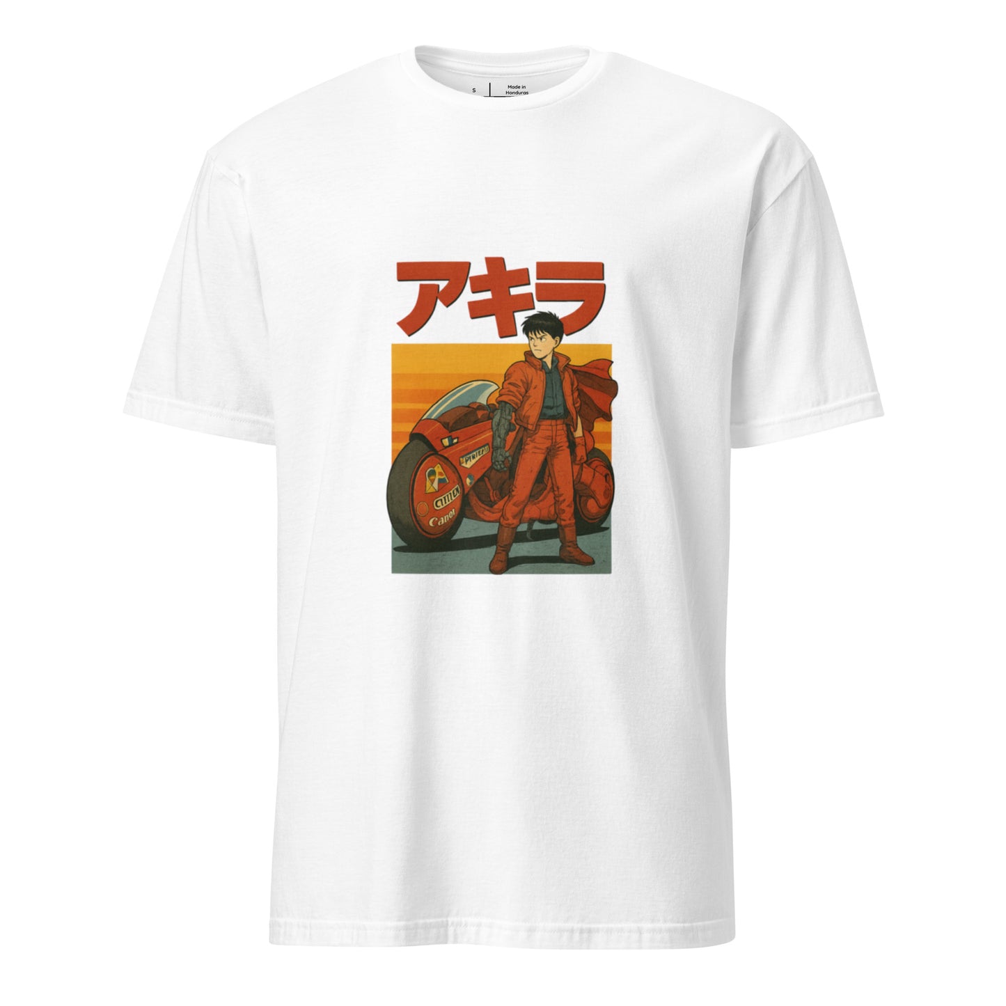 Neo-Tokyo Awaits – Retro Manga - Short-Sleeve Unisex T-Shirt - Graphic Tee - White - Front