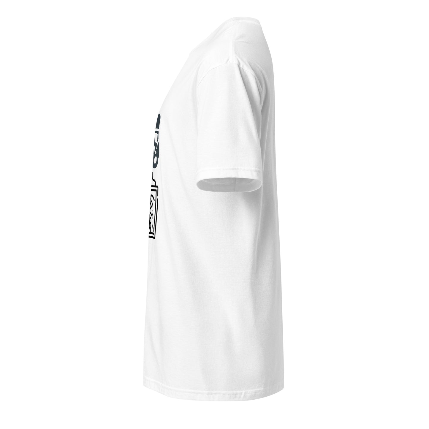 Trooper X - Behind The Armor - Short-Sleeve Unisex T-Shirt - Graphic Tee - White - Left side