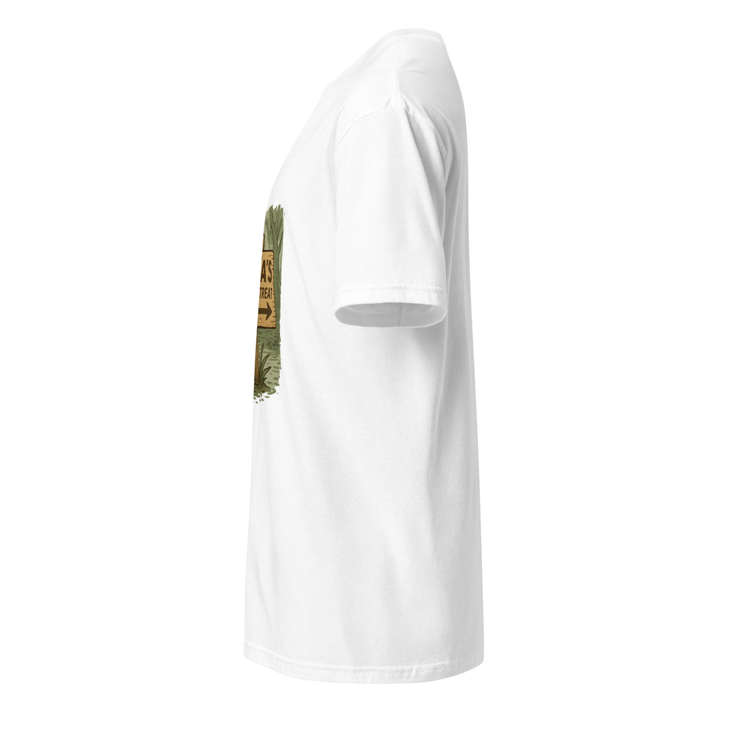 Yoda’s Yoga Retreat – Find Your Inner Force - Short-Sleeve Unisex T-Shirt - Graphic Tee - White - Left side