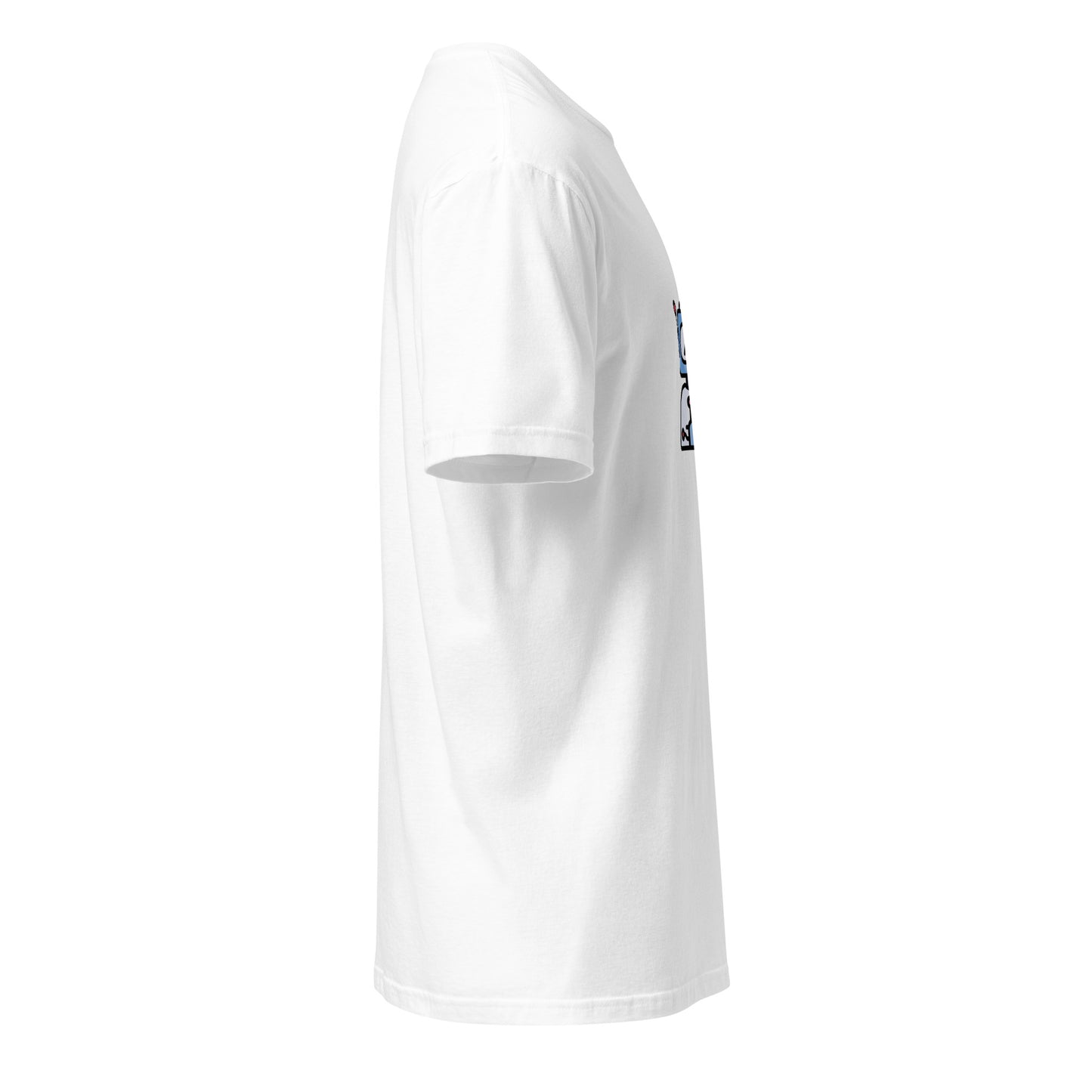 A.I - Retro AI Bot - Short-Sleeve Unisex T-Shirt - Graphic Tee - White - Right side