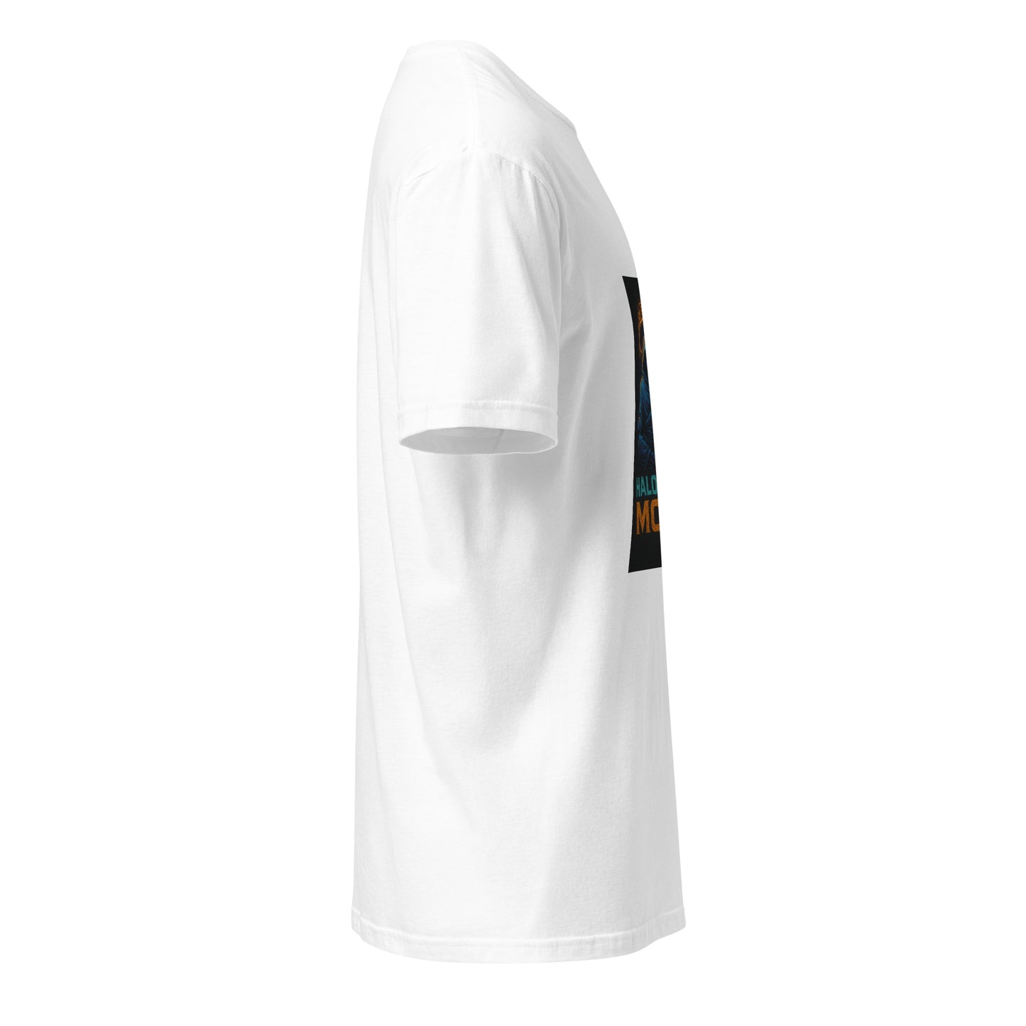 Halo Hack Monk - Digital Calm - Short-Sleeve Unisex T-Shirt - Graphic Tee - White - Right side