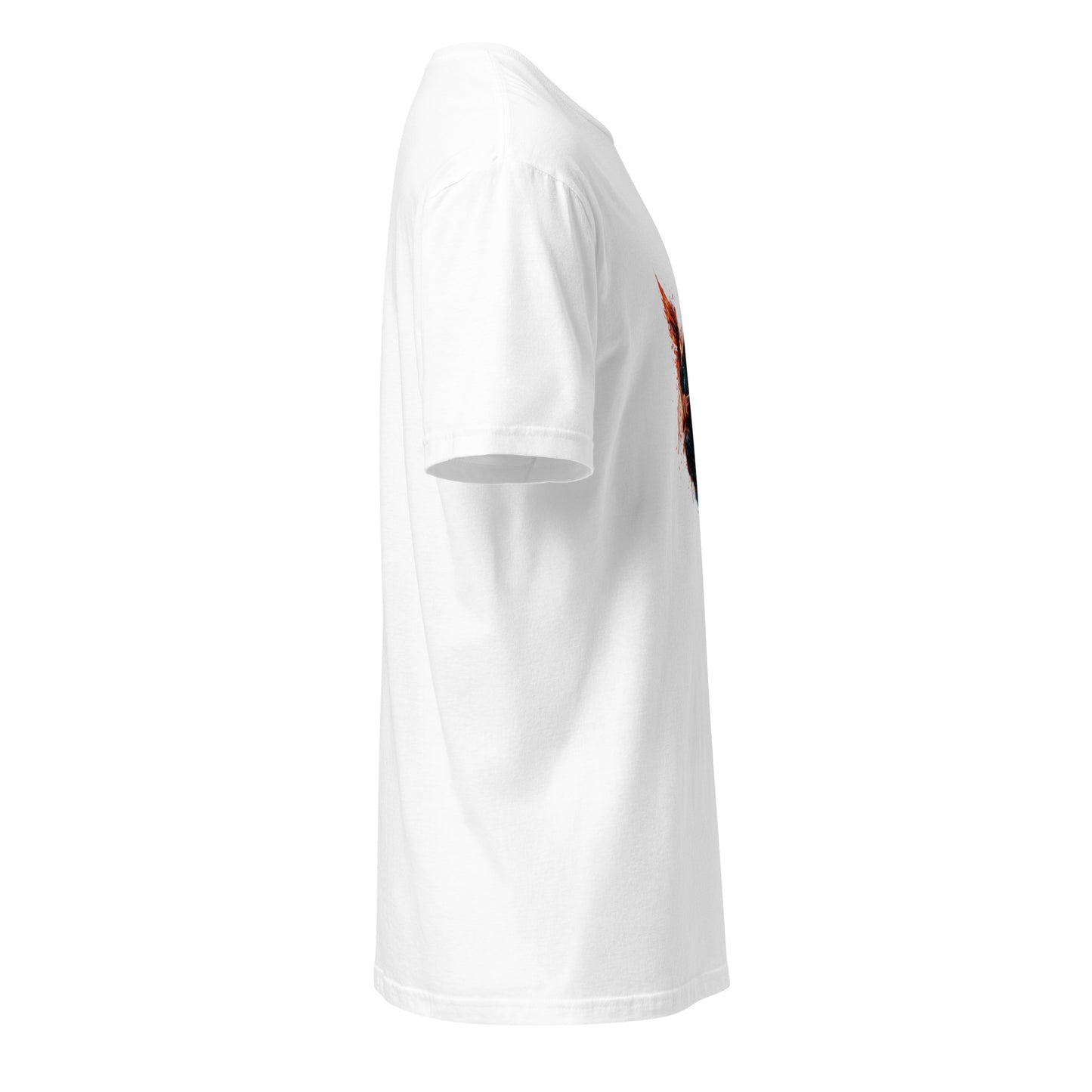 Angel Transmission – Cyber Graffiti - Short-Sleeve Unisex T-Shirt - Graphic Tee - White - Right side