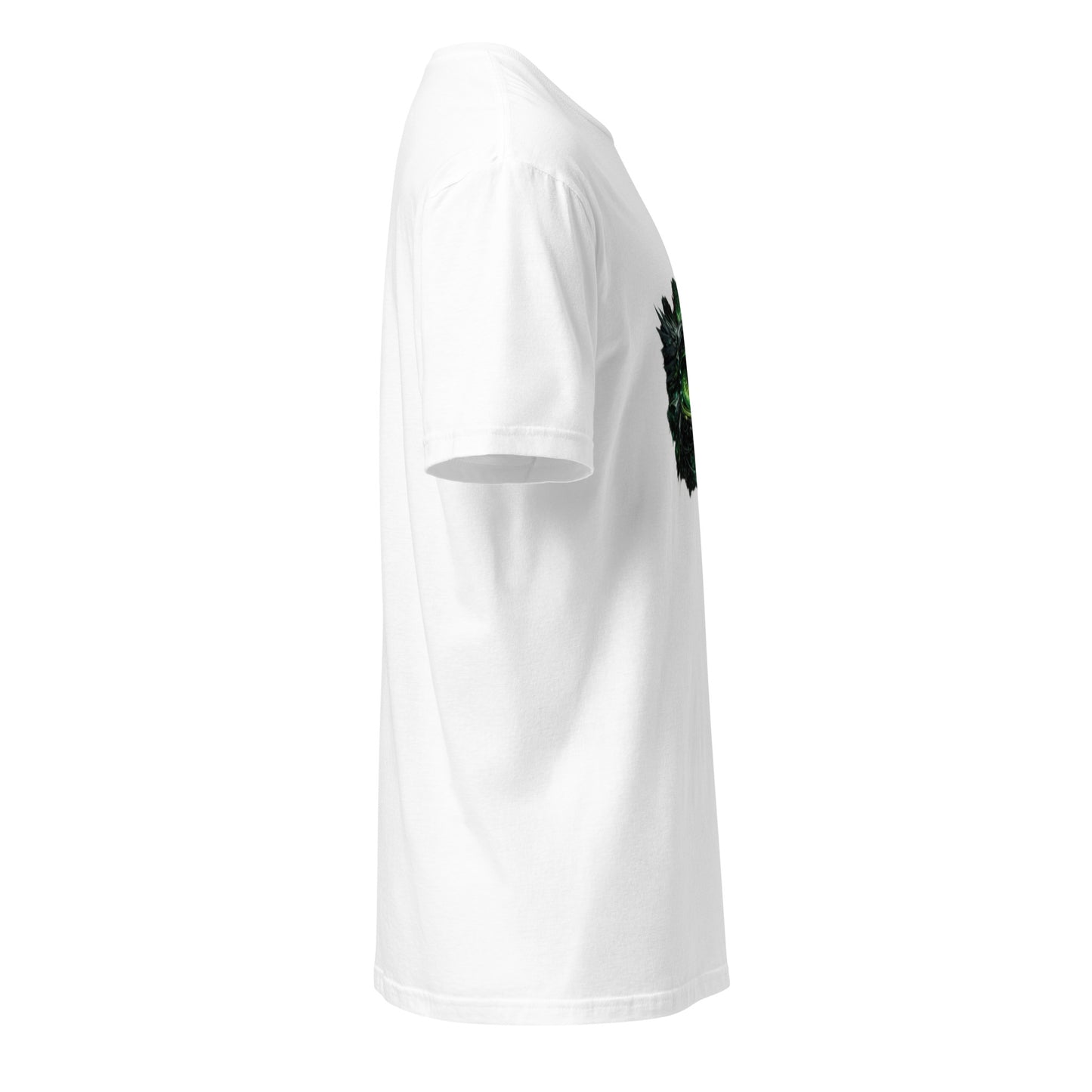 Neon Surveillance Society – Anti-System - Short-Sleeve Unisex T-Shirt - Graphic Tee - White - Right side