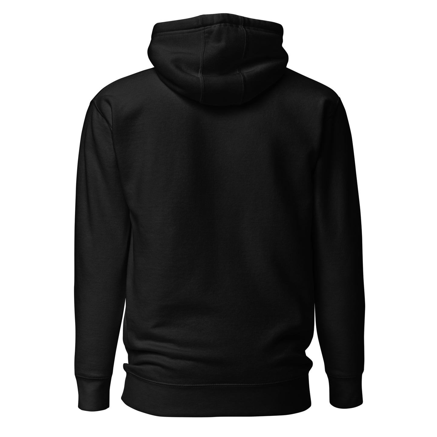 Up Front - Bold Humour - Unisex Hoodie - Black - Back