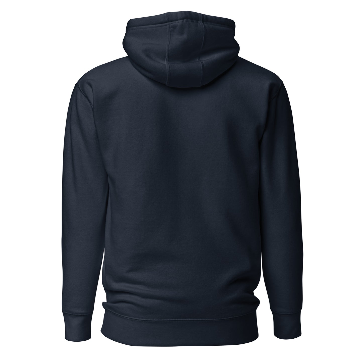 Up Front - Bold Humour - Unisex Hoodie - Navy - Back