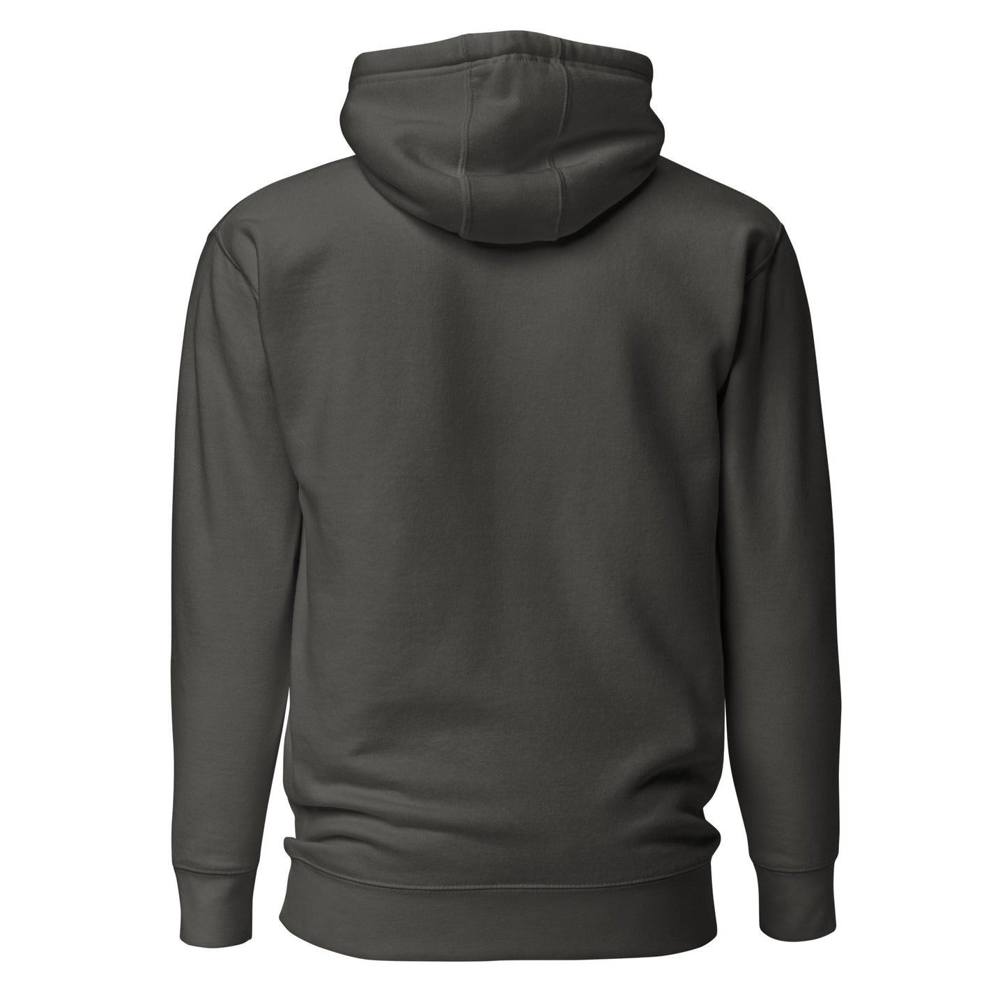 Up Front - Bold Humour - Unisex Hoodie - Vintage Black - Back