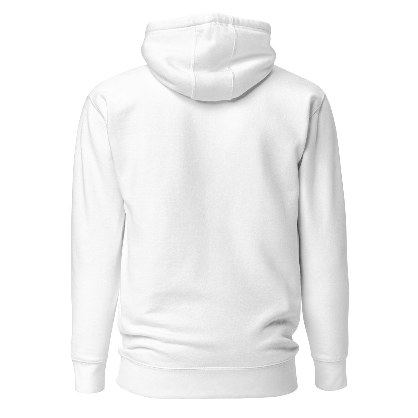 Up Front - Bold Humour - Unisex Hoodie - White - Back