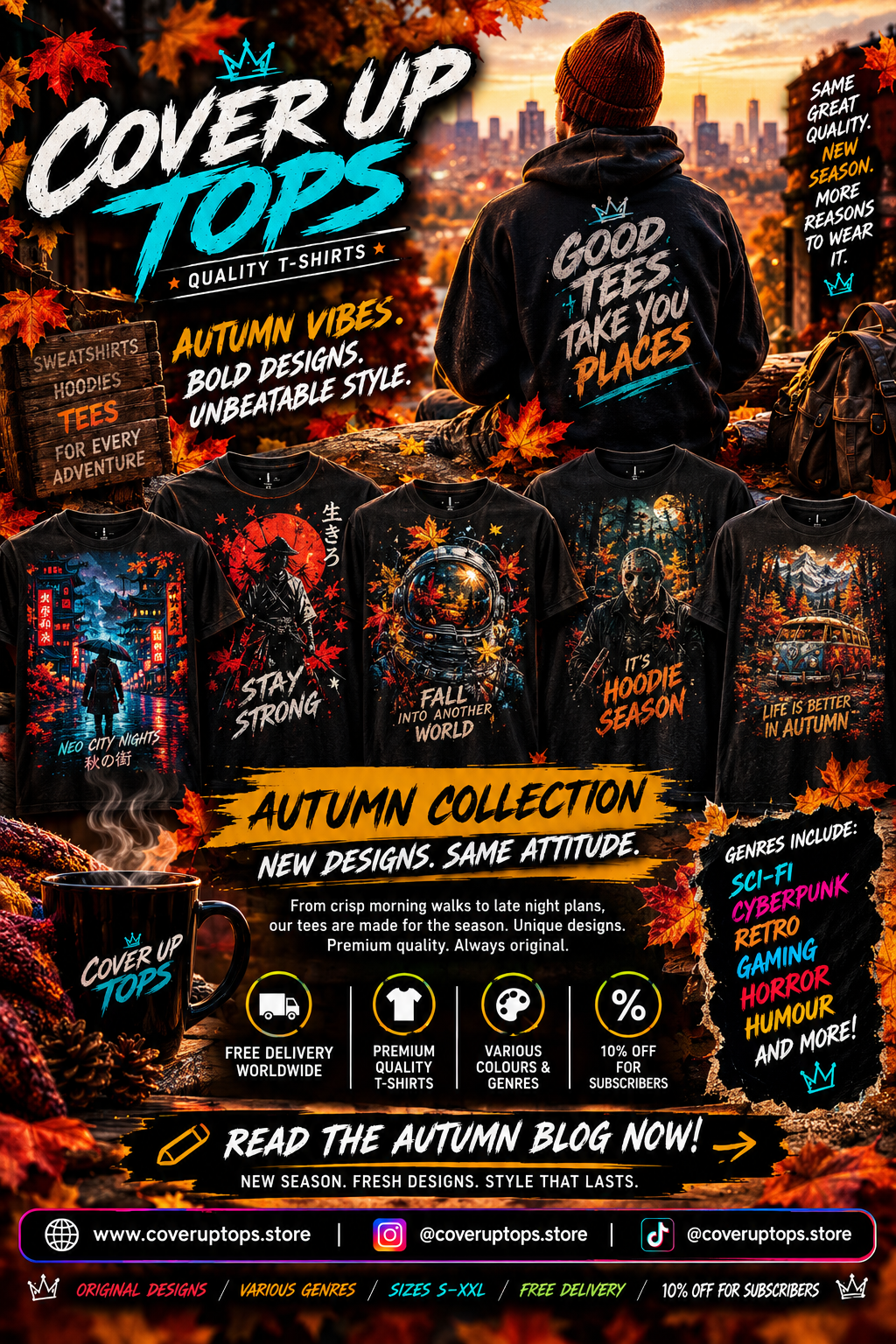 AUTUMN AFTER DARK: T-SHIRTS, TECHNOLOGY & THE NEXT ADVENTURE