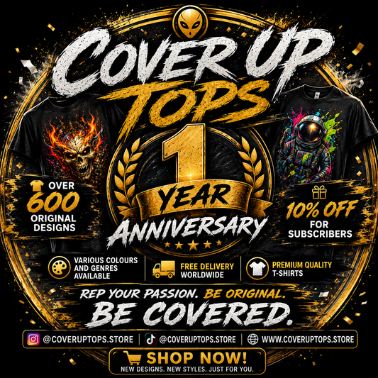 Cover Up Tops Turns One!