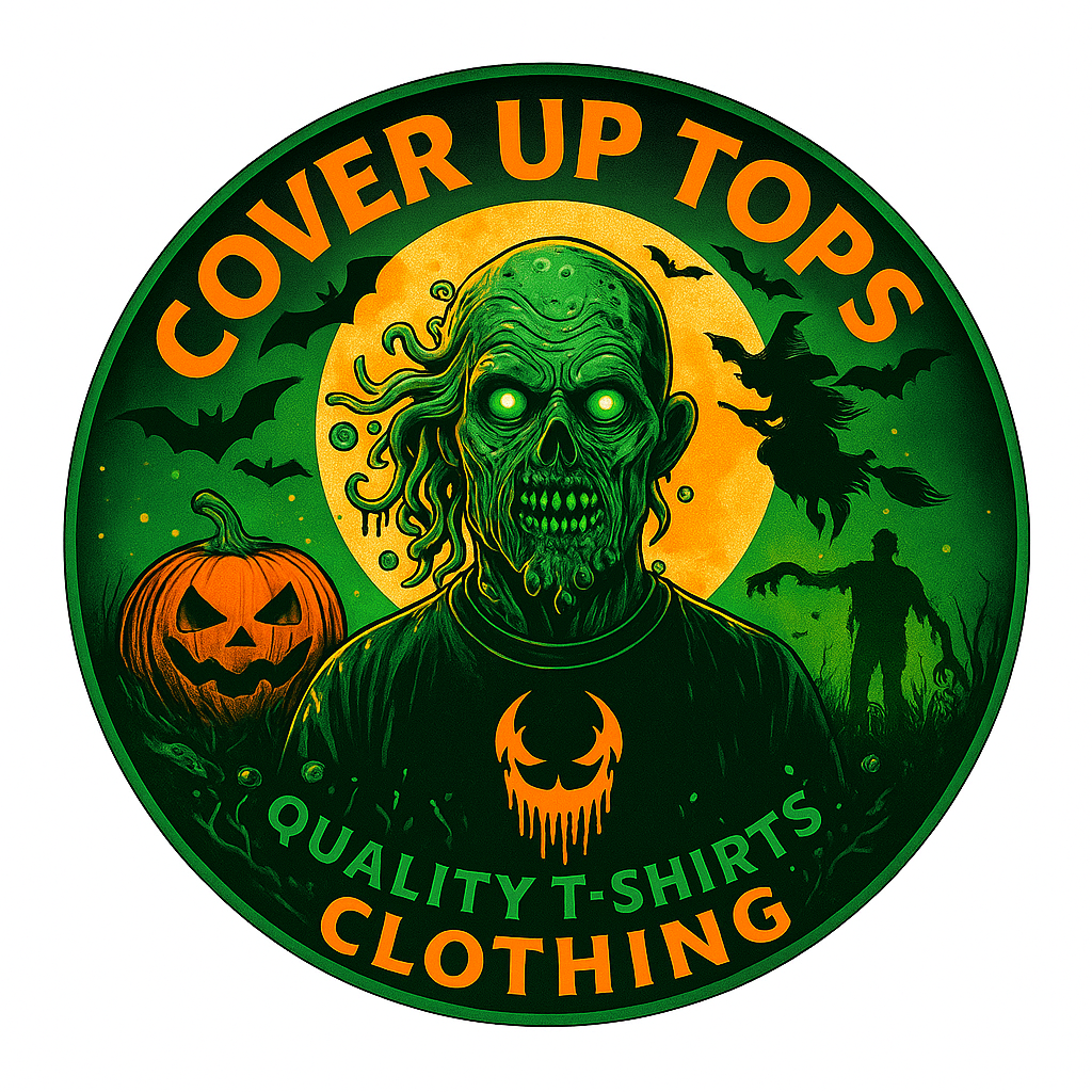 Spooky Threads: Halloween Tees, Horror Icons & New Designs from Cover Up Tops