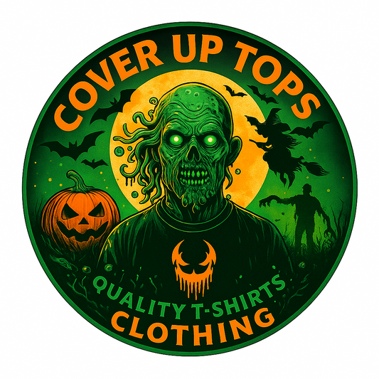 Spooky Threads: Halloween Tees, Horror Icons & New Designs from Cover Up Tops