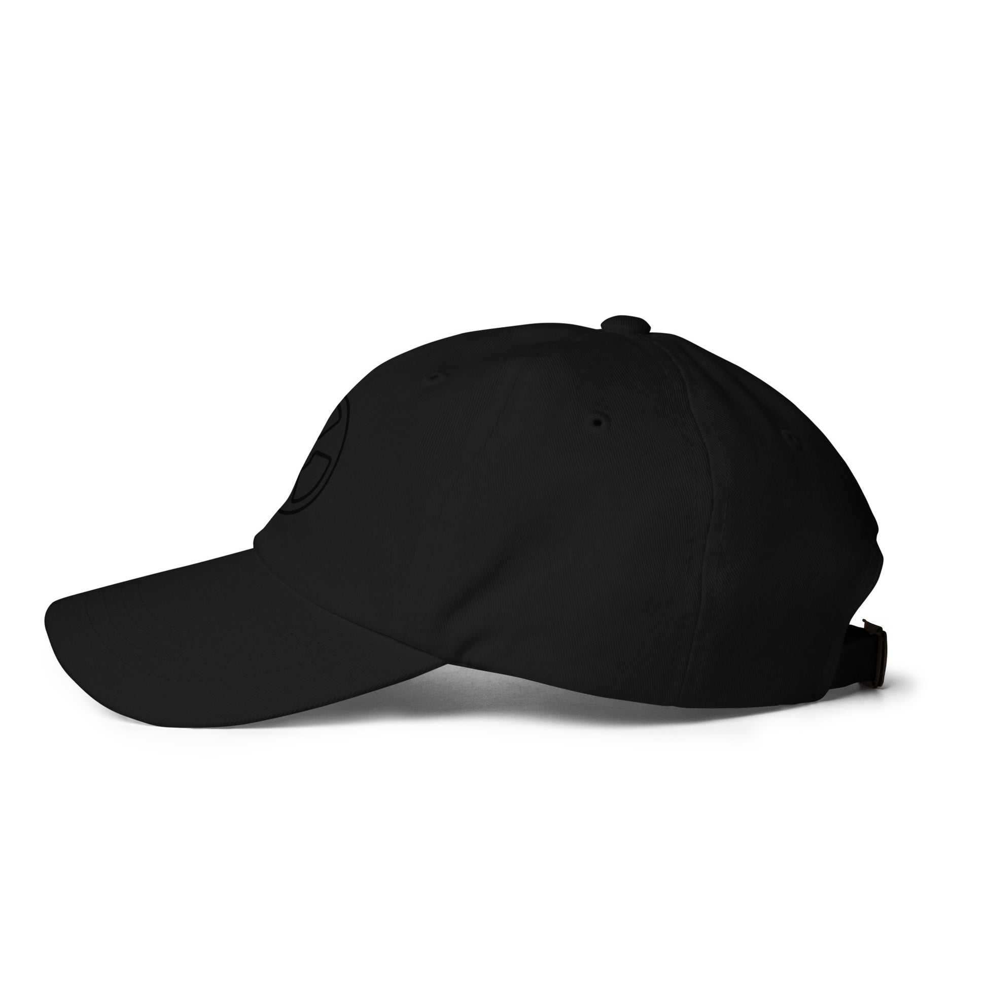 Radioactive - Line-Art Symbol - Cap - Baseball Cap - Black - Left side