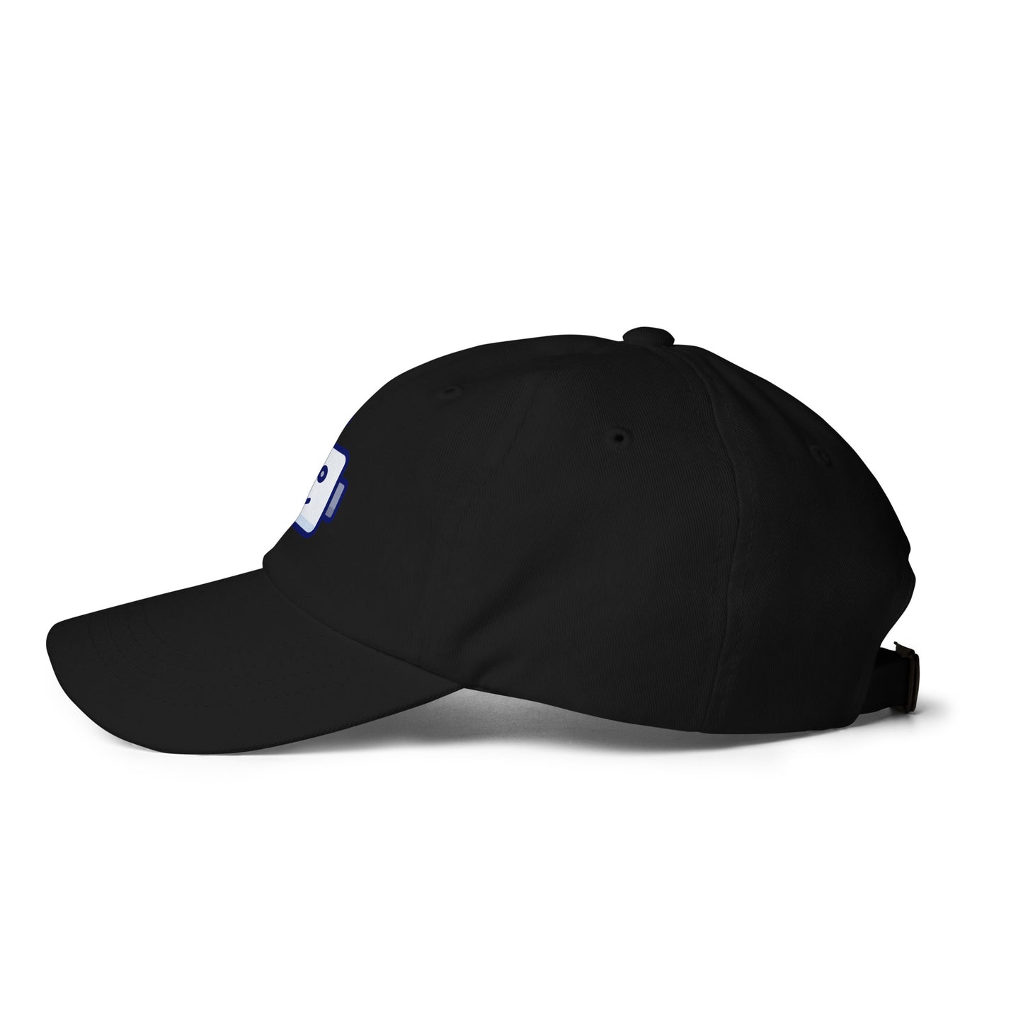 Robot - Retro Head Edition - Cap - Baseball Cap - Black - Left side