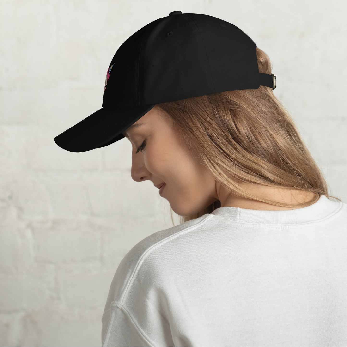 Heart 1 - Tattoo Inspired Art - Cap - Baseball Cap - Black - Left side
