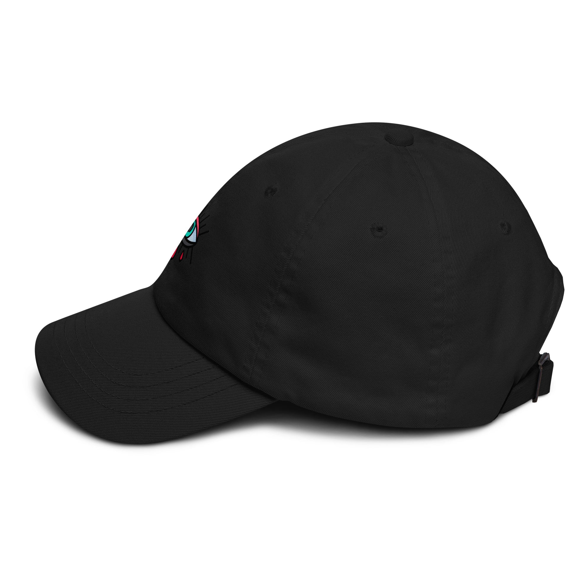 Eye - Modern Minimalism - Cap - Baseball Cap - Black - Left side