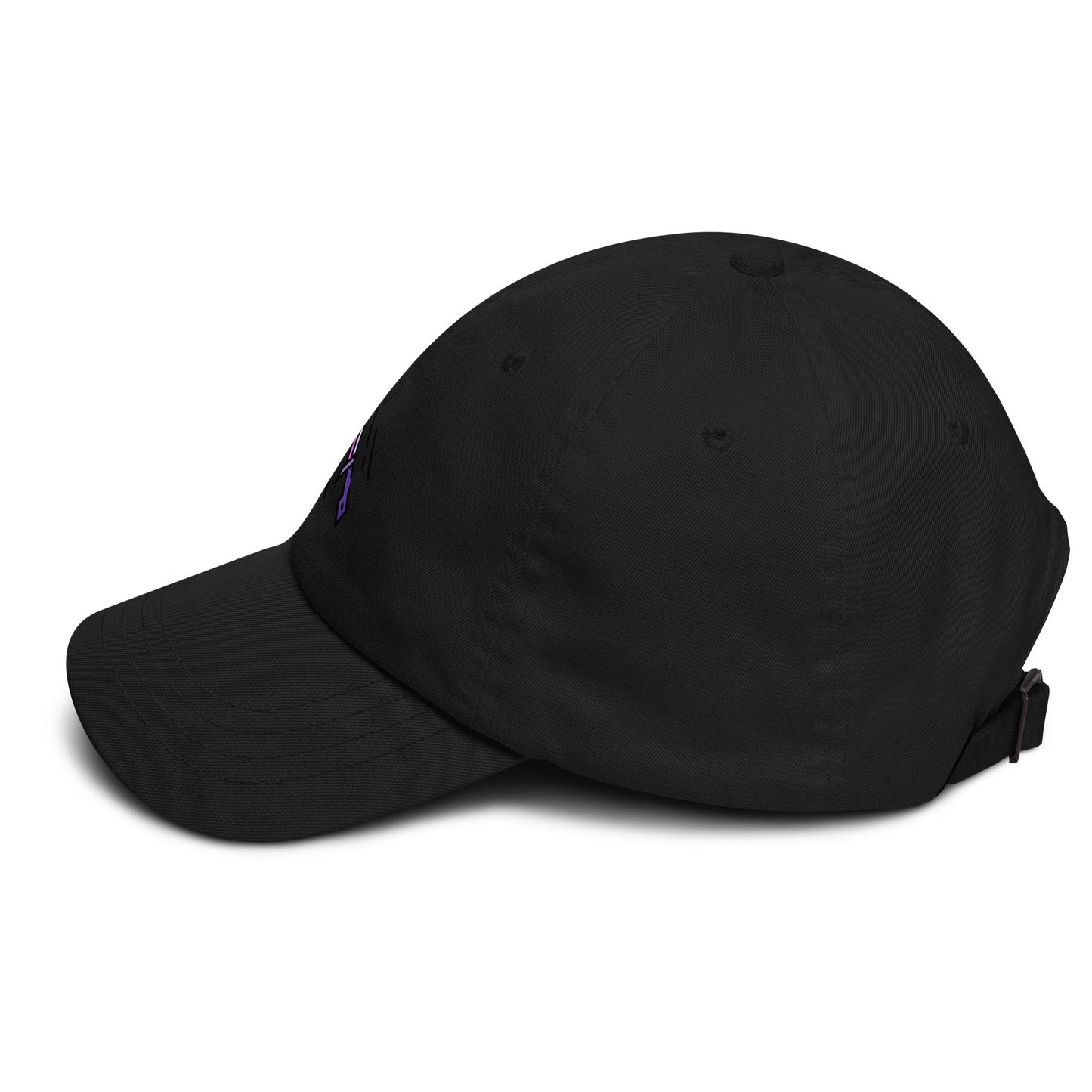 Cyber Sword - Futuristic Tech - Cap - Baseball Cap - Black - Left side