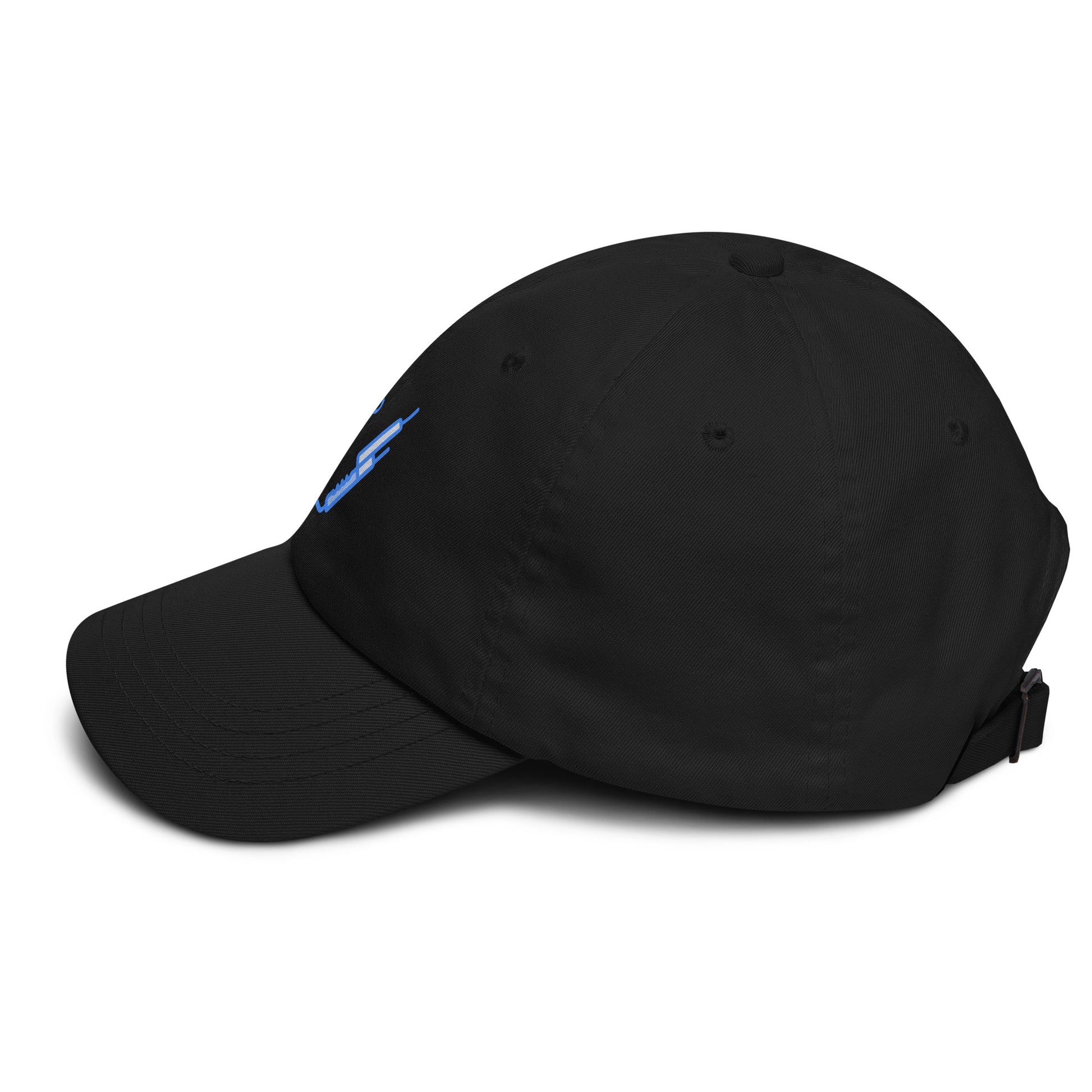 Proton Unit - Futuristic Gadget - Cap - Baseball Cap - Black - Left side