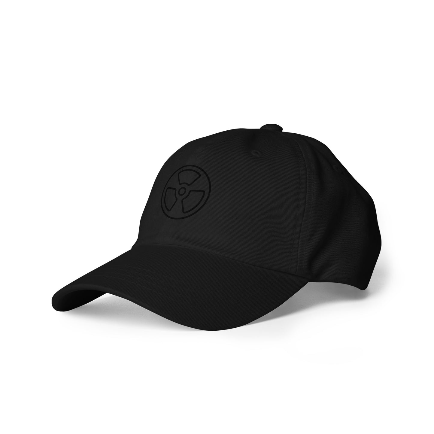 Radioactive - Line-Art Symbol - Cap - Baseball Cap - Black - Left front