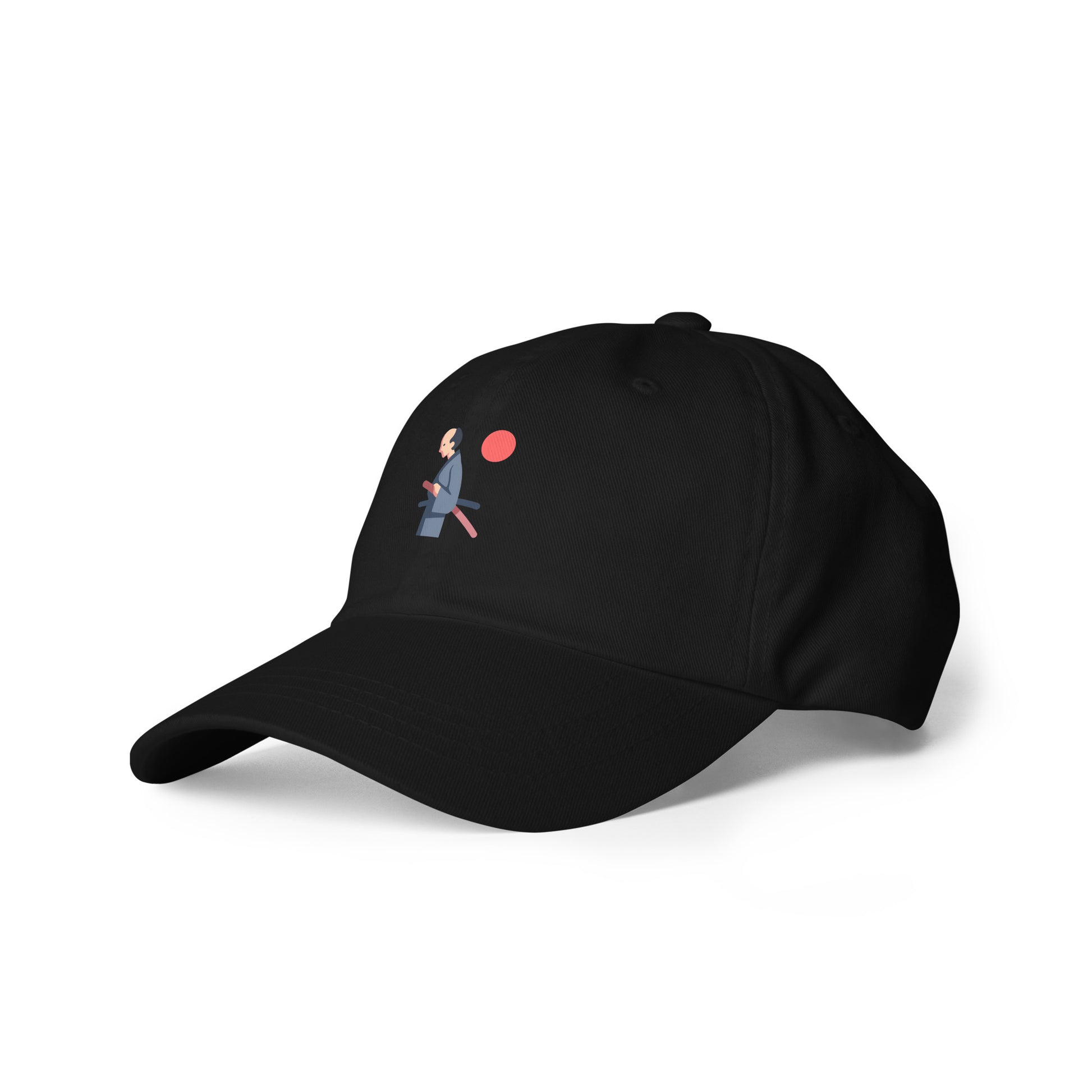 Samurai - Honour In Silence - Cap - Baseball Cap - Black - Left front