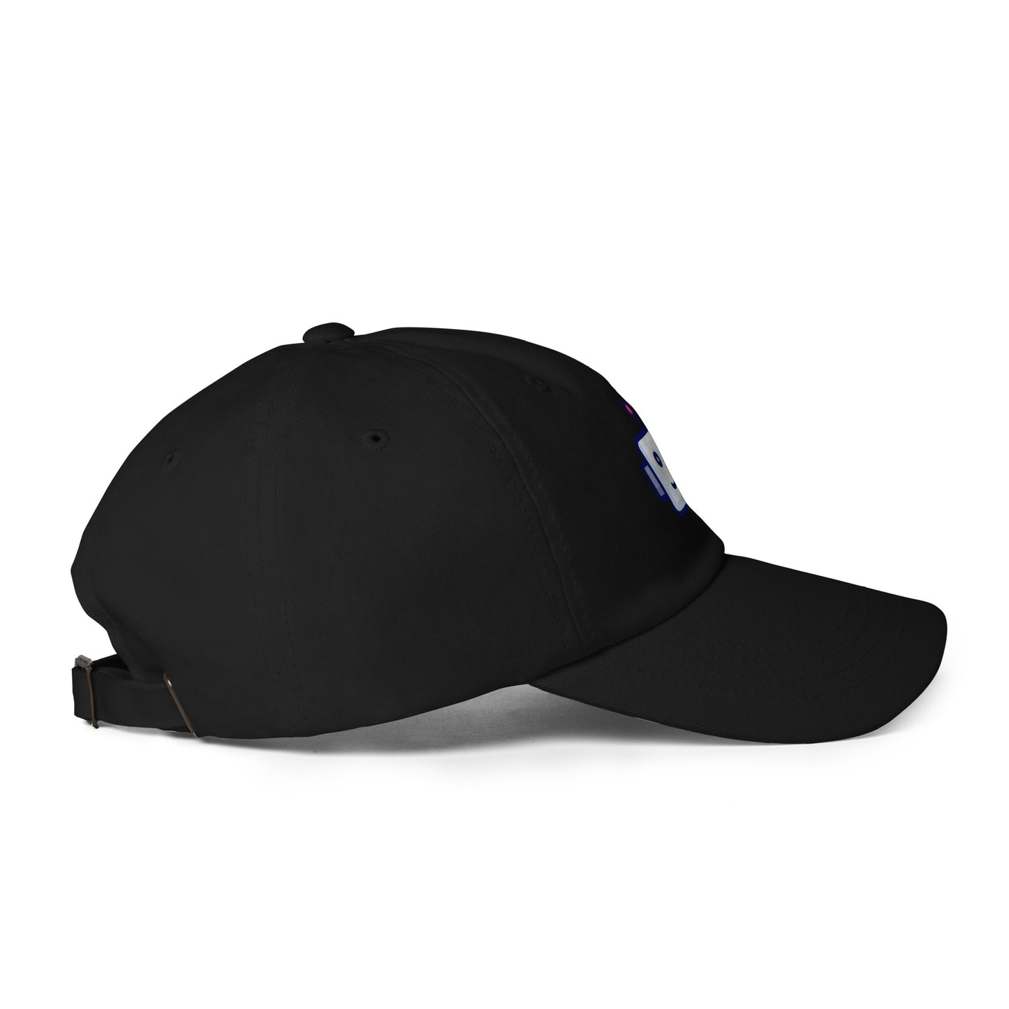 Robot - Retro Head Edition - Cap - Baseball Cap - Black - Right side
