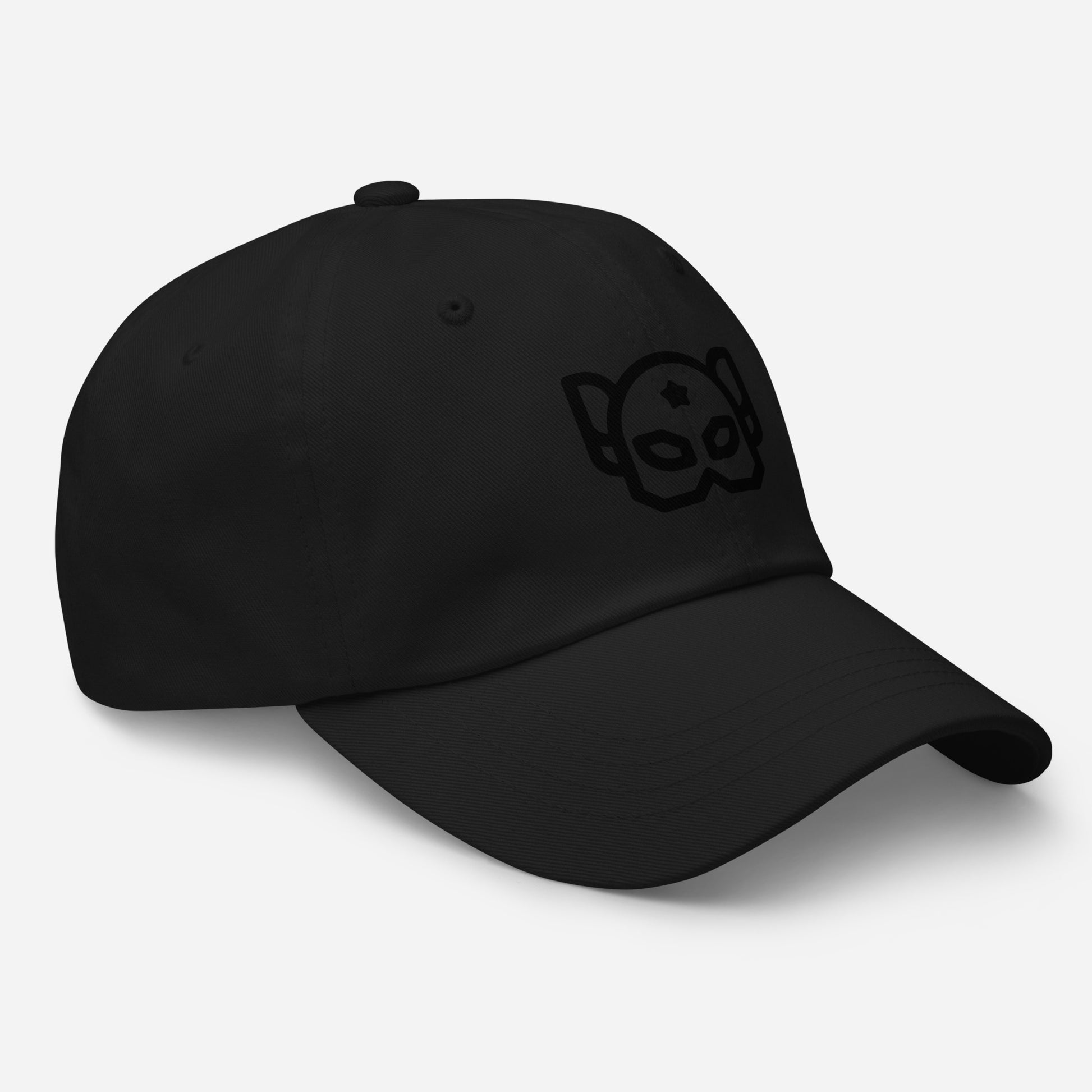 Hero Mask - “Galactic Guardian” - Cap - Baseball Cap - Black - Right front