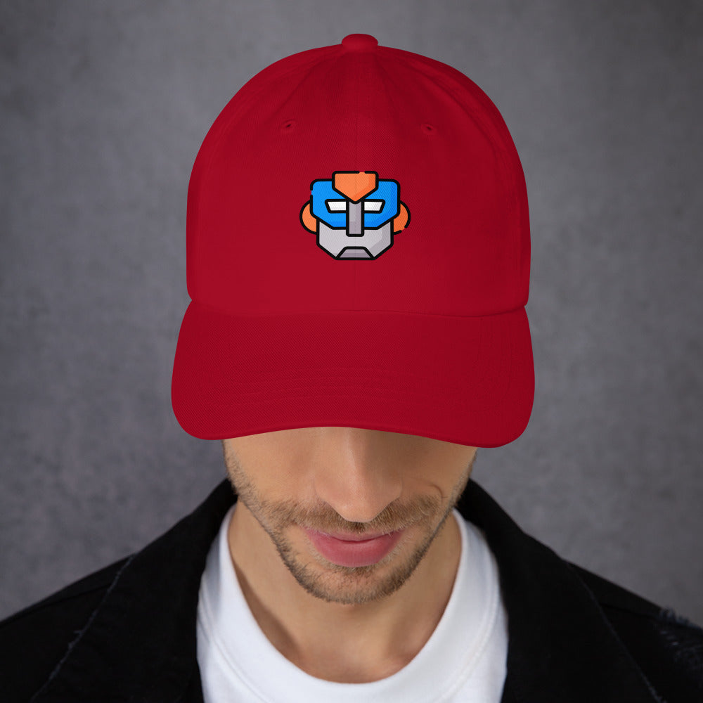 Defender - The Guardian Bot - Cap - Baseball Cap - Cranberry - Front