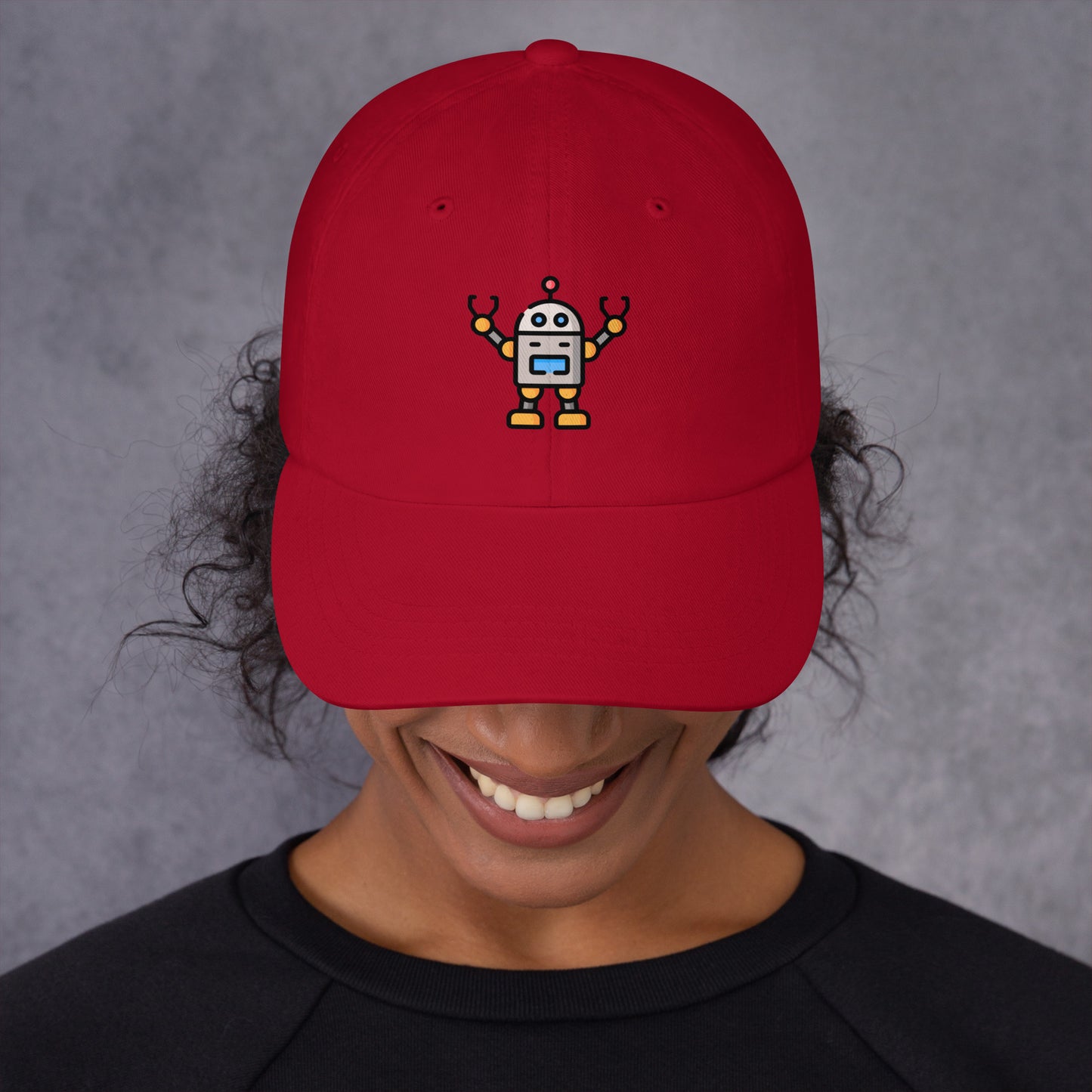 Robbie - Classic Space Guardian - Cap - Baseball Cap - Cranberry - Front
