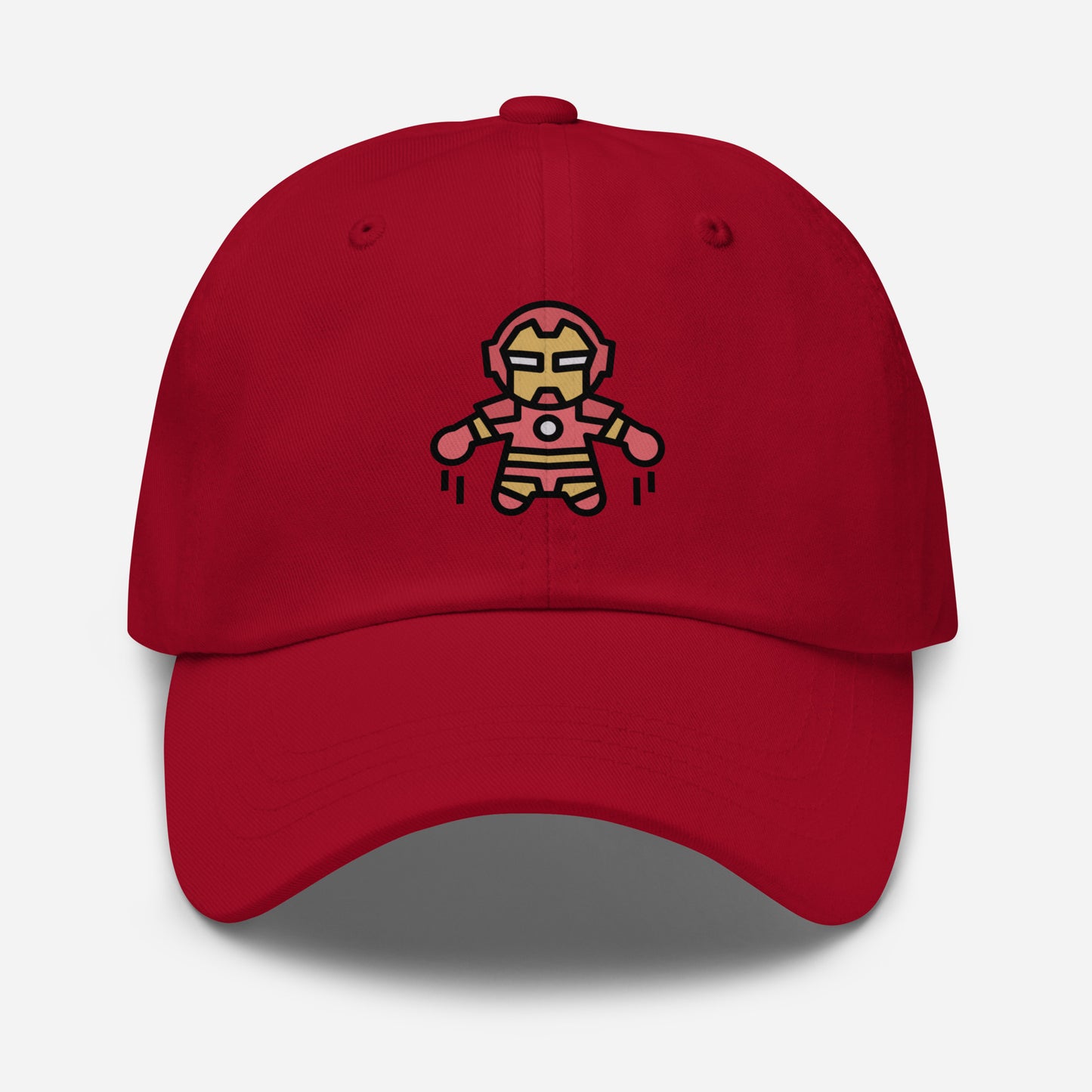 The Man - Armoured & Awesome - Cap - Baseball Cap - Cranberry - Front