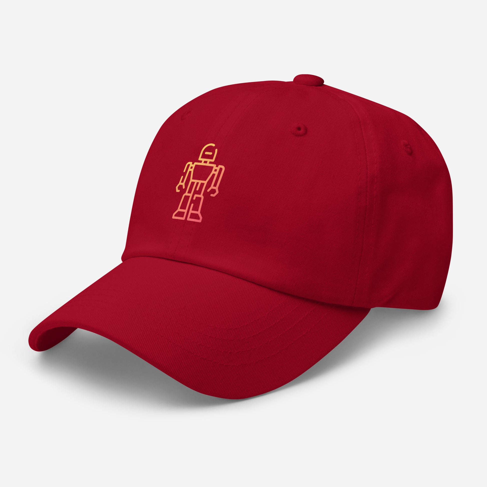 Golden Outline Sentinel - Sci-Fi/Urban - Cap - Baseball Cap - Cranberry - Left front