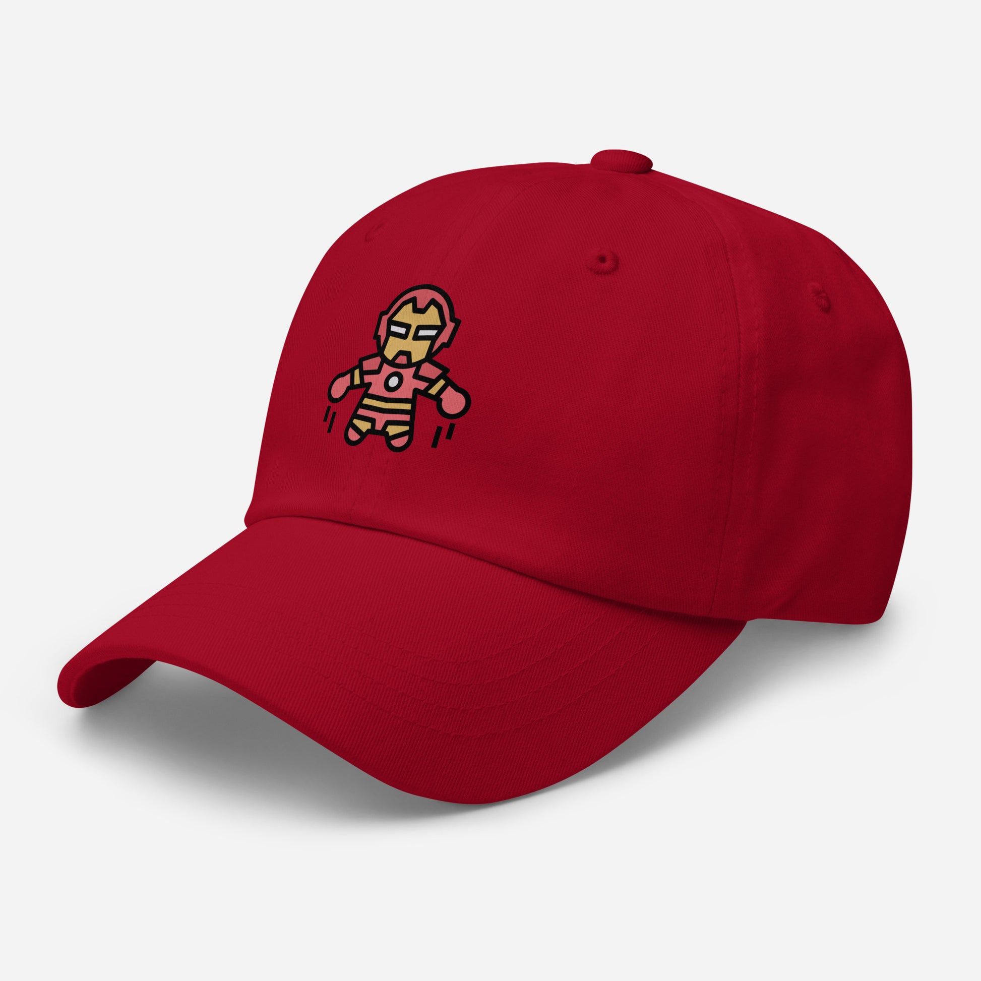 The Man - Armoured & Awesome - Cap - Baseball Cap - Cranberry - Left front