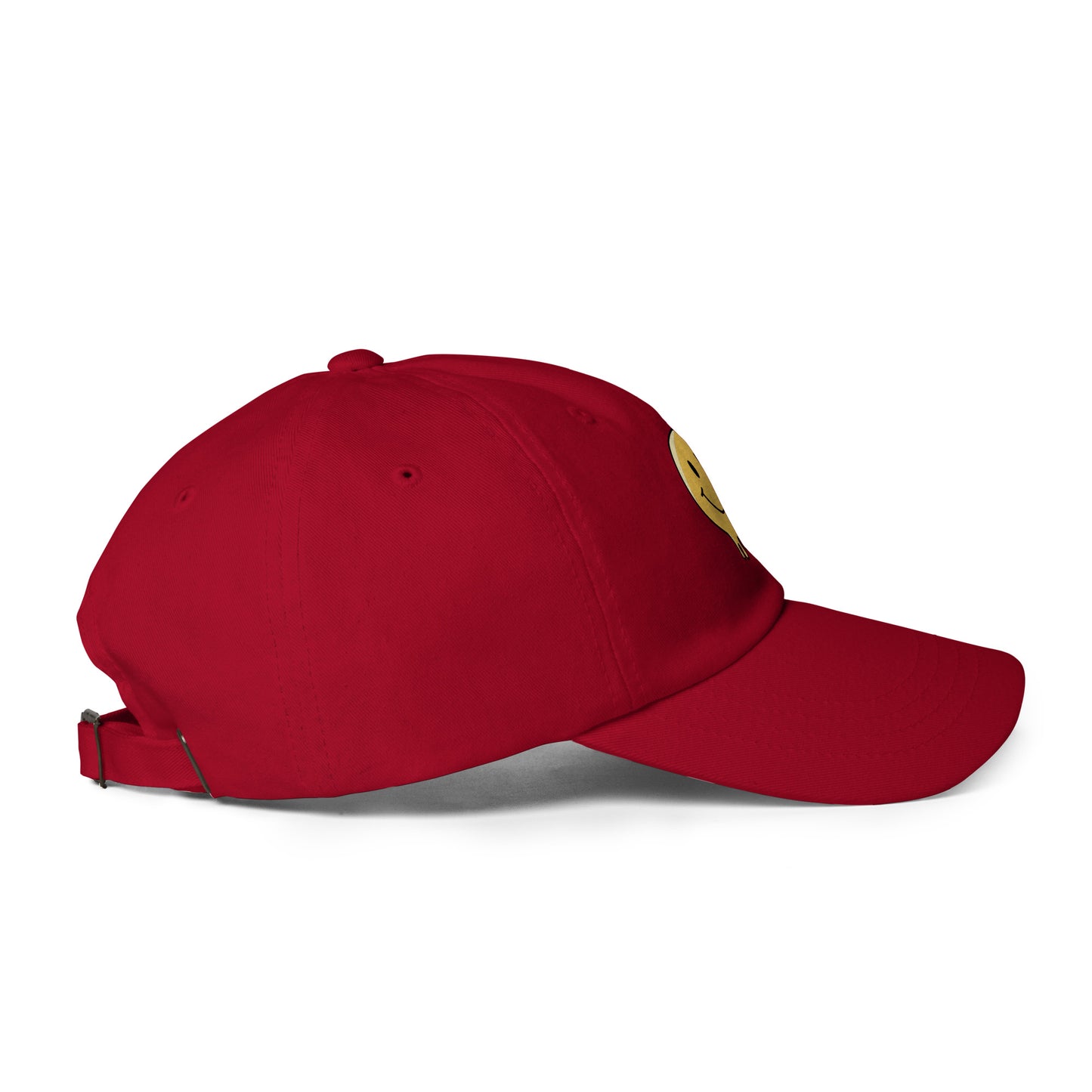 Smiley - Meltdown Edition - Cap - Baseball Cap - Cranberry - Right side