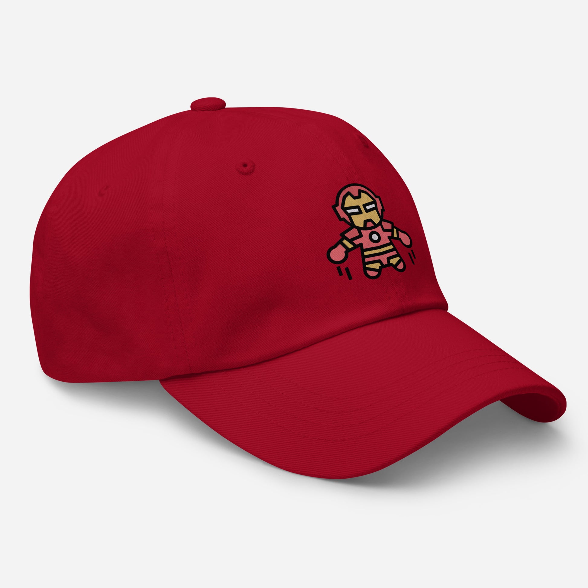 The Man - Armoured & Awesome - Cap - Baseball Cap - Cranberry - Right front