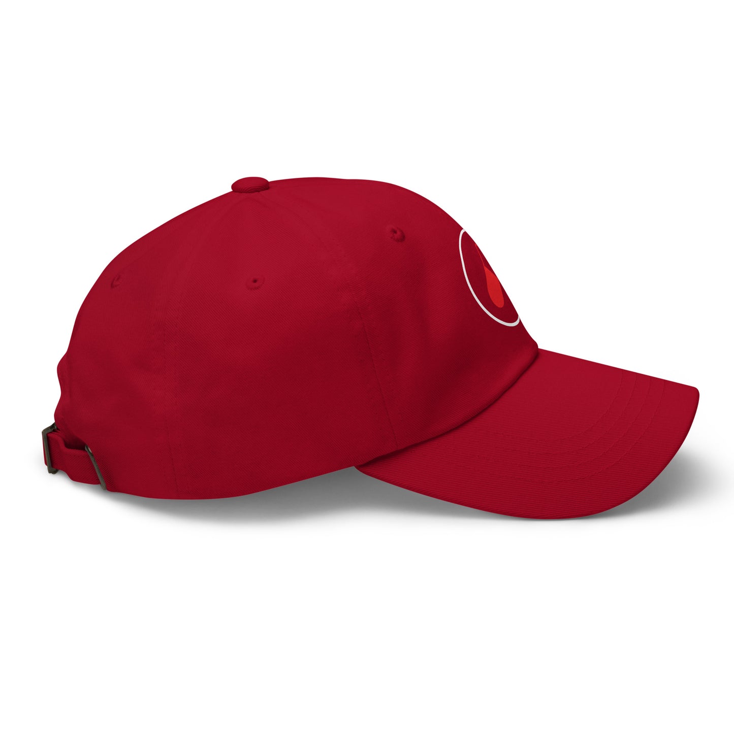 Red Pill - Sci-Fi Tribute - Cap - Baseball Cap - Cranberry - Right side