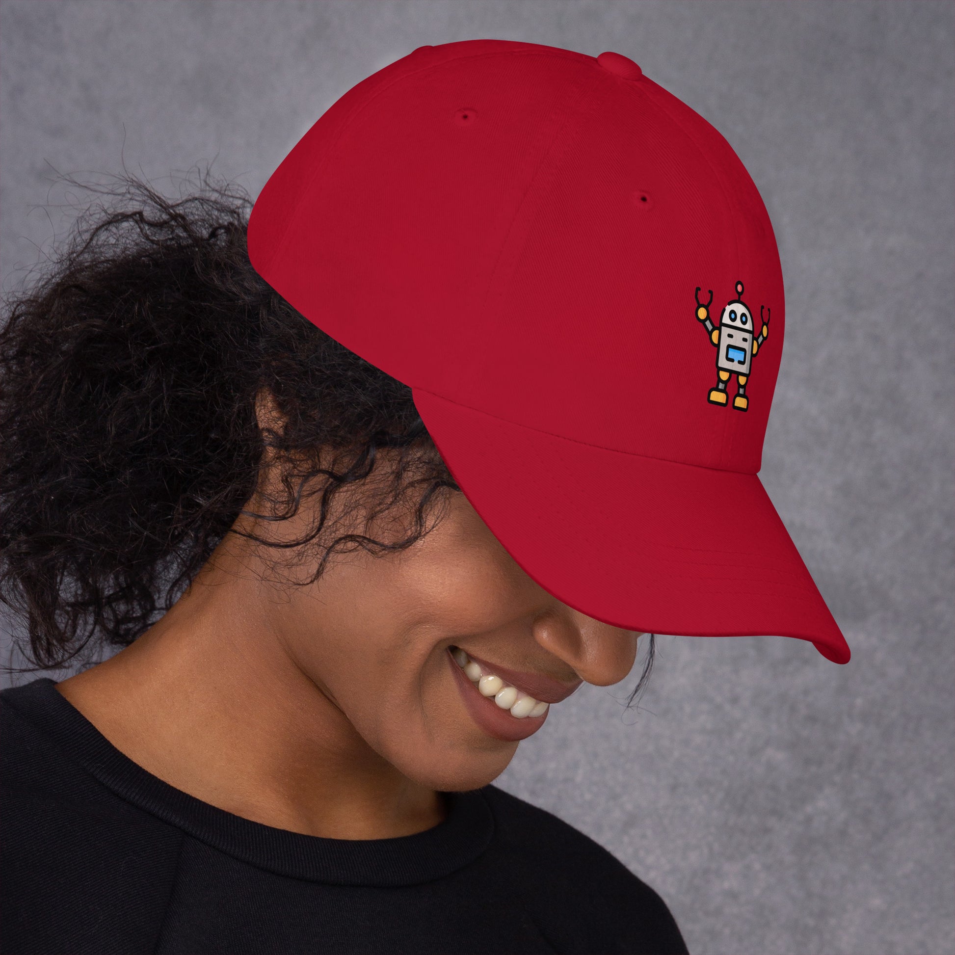 Robbie - Classic Space Guardian - Cap - Baseball Cap - Cranberry - Right side