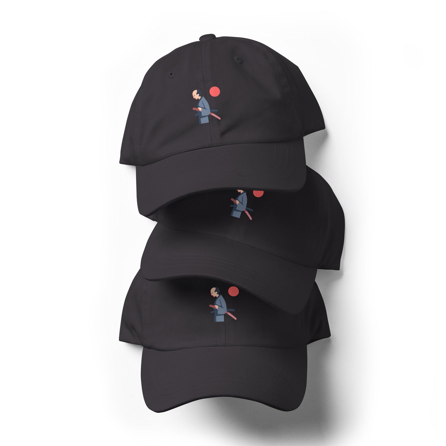 Samurai - Honour In Silence - Cap - Baseball Cap - Dark Grey - Front