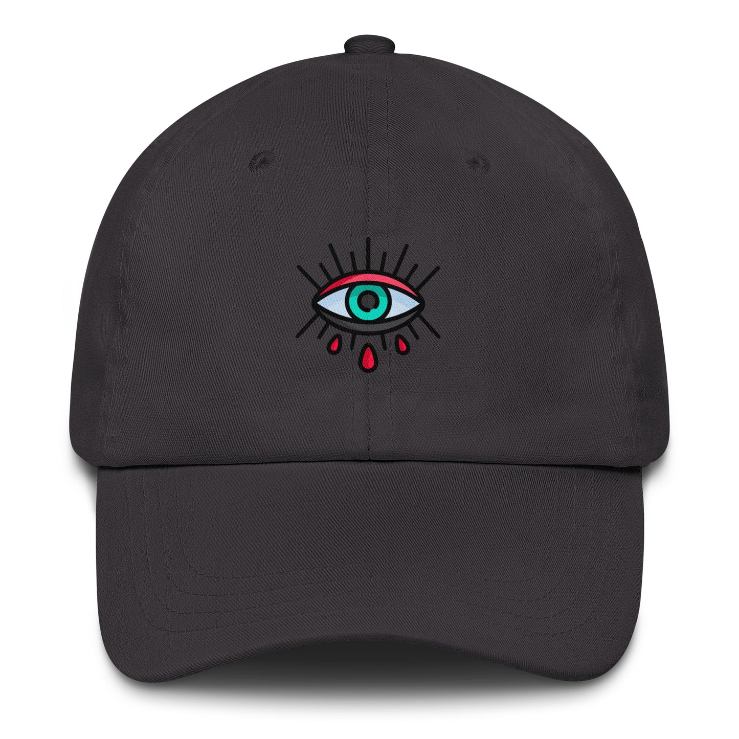 Eye - Modern Minimalism - Cap - Baseball Cap - Dark Grey - Front